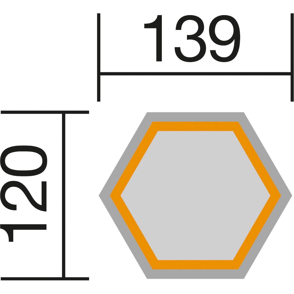 weka Hochbeet »Elementhochbeet 6-Eck«, 6-Eck, BxTxH: 120x120x68,5 cm