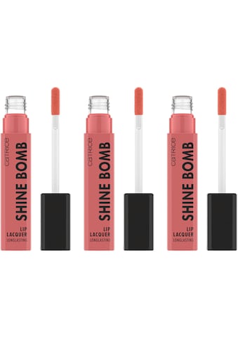 Lippenstift »Shine Bomb Lip Lacquer«, (Set, 3 tlg.)