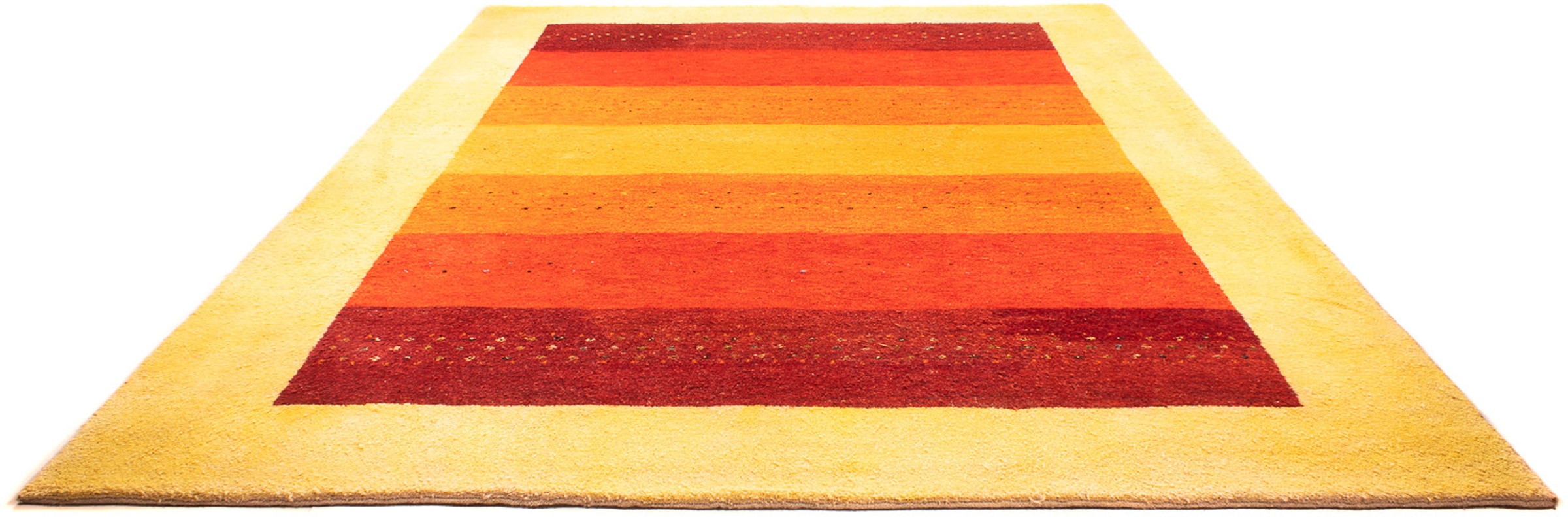 Wohnzimmer, und »Gabbeh bestellen - - Wollteppich Zertifikat bequem rechteckig, schnell morgenland mit Einzelstück Handgeknüpft, 250 cm Indus - x beige«, 342