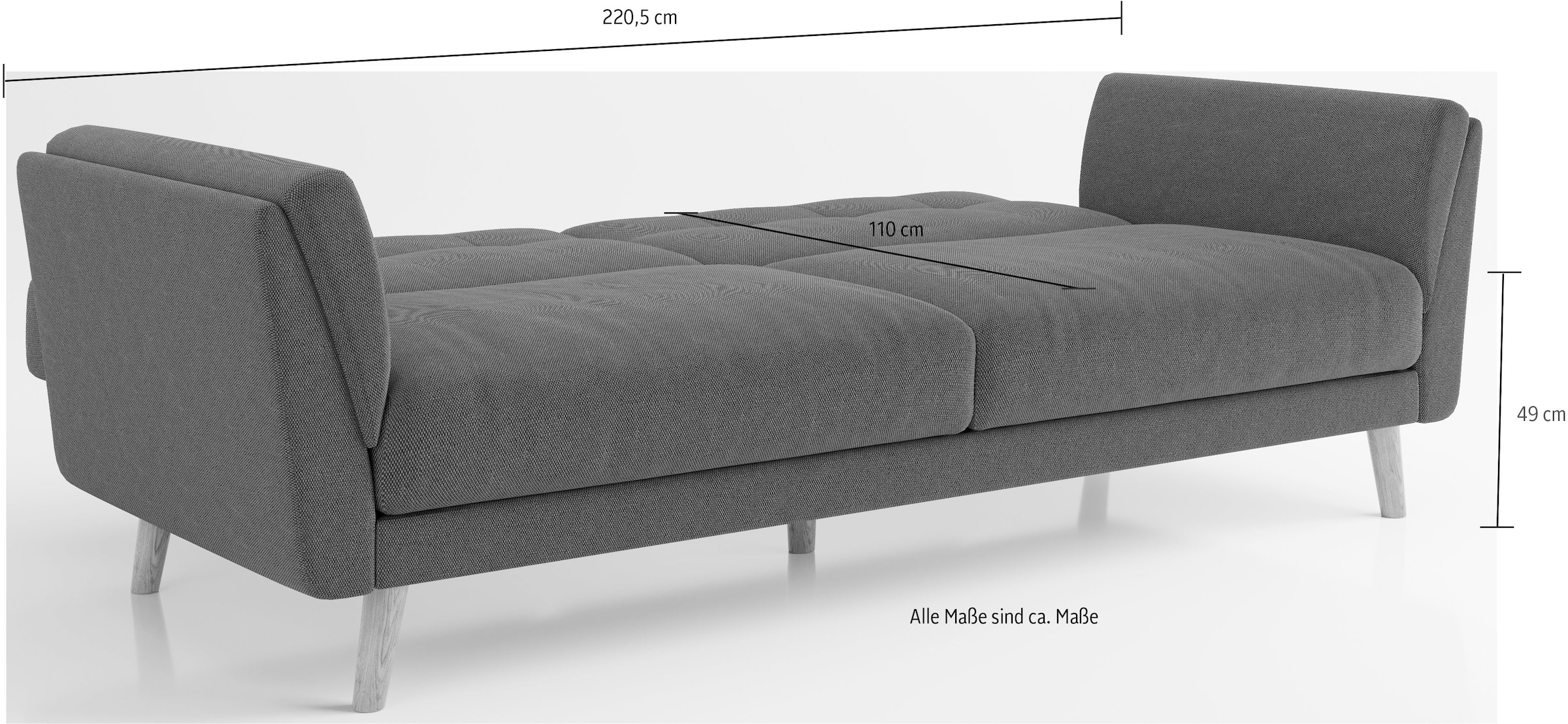 Phoenix 3-Sitzer »Helsinki« Schlafsofa