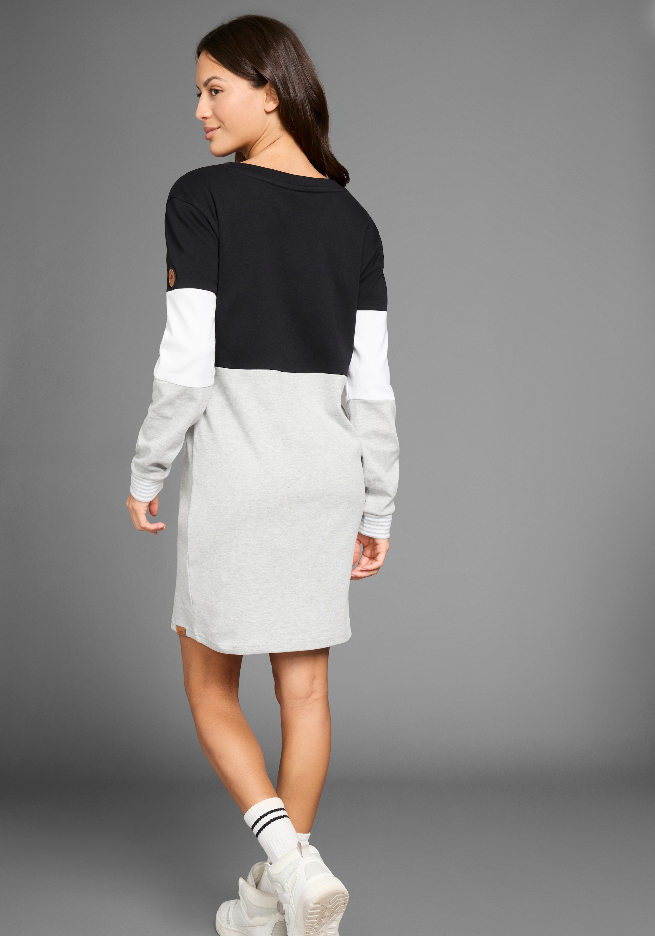 KangaROOS Sweatkleid, im Colorblock-Design - NEUE KOLLEKTION