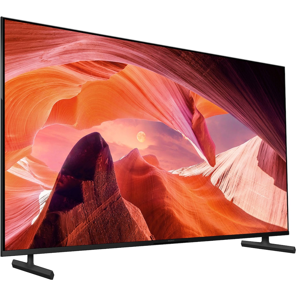 Sony LED-Fernseher »KD-55X80L«, 139 cm/55 Zoll, 4K Ultra HD, Google TV-Smart-TV, HDR, X1-Prozessor, Sprachsuche, BRAVIA Core ECOPACK