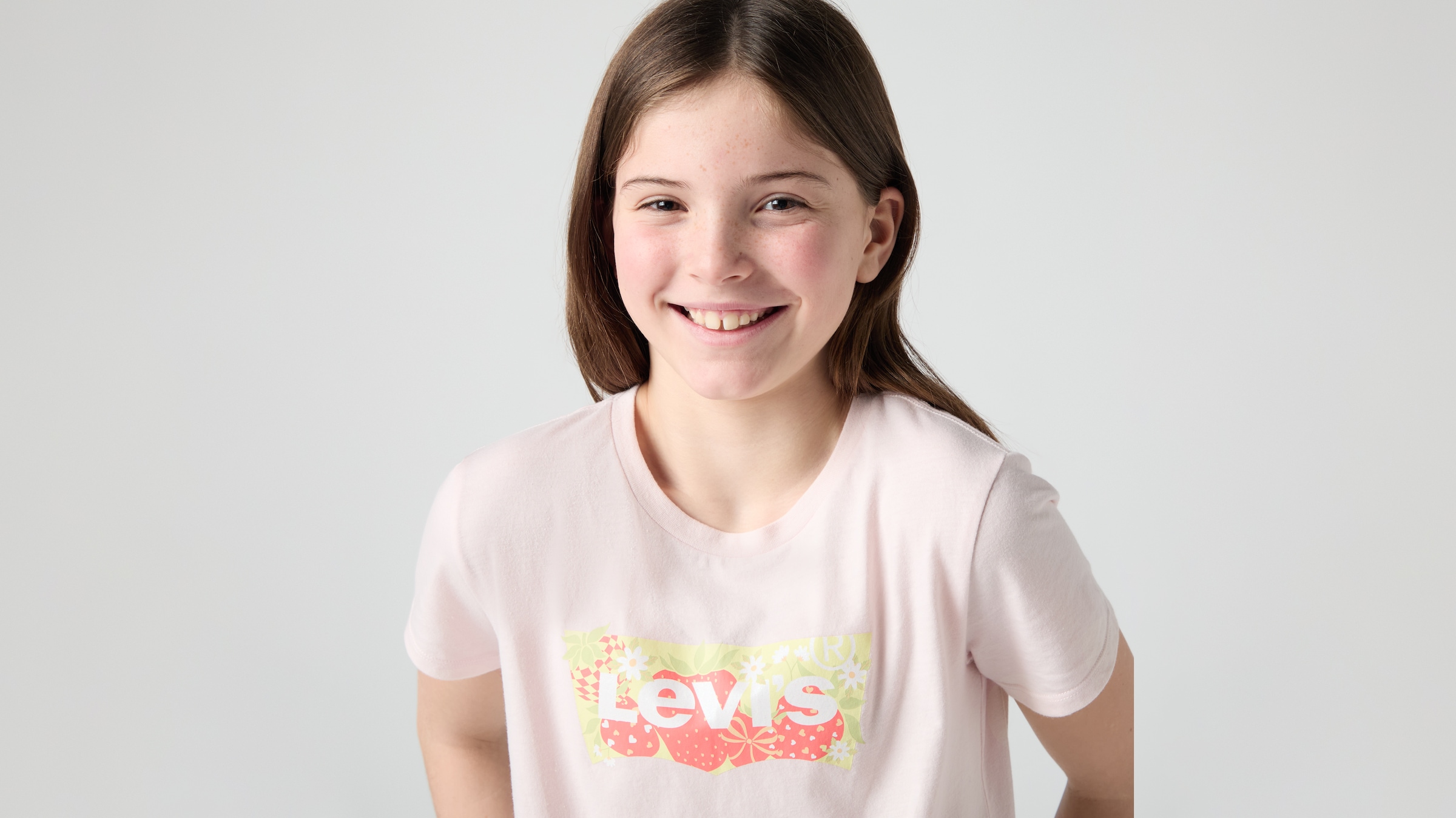 Levi's® Kids T-Shirt »LVG STRAWBERRY SS BATWING TEE« mit Logo Print