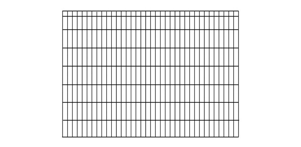 KRAUS Doppelstabmattenzaun »DinoPro DS60x40«, anthrazit, 140 cm hoch