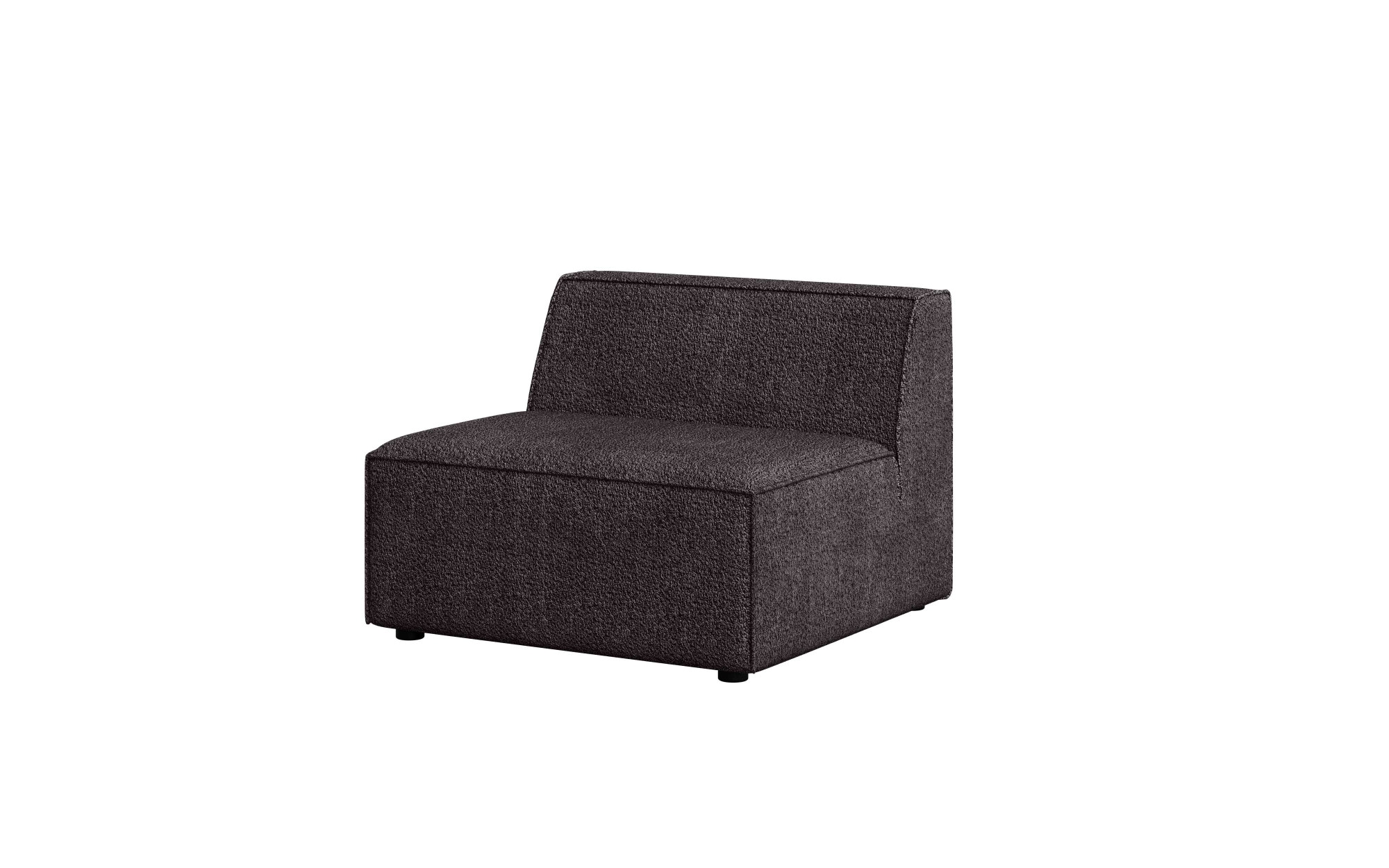 INOSIGN Sessel »Bequemer Sessel Cavan, Maße B/T/H: 90/90/72 cm«, ohne Armlehne, mit Wellenunterfederung, auch in Bouclé