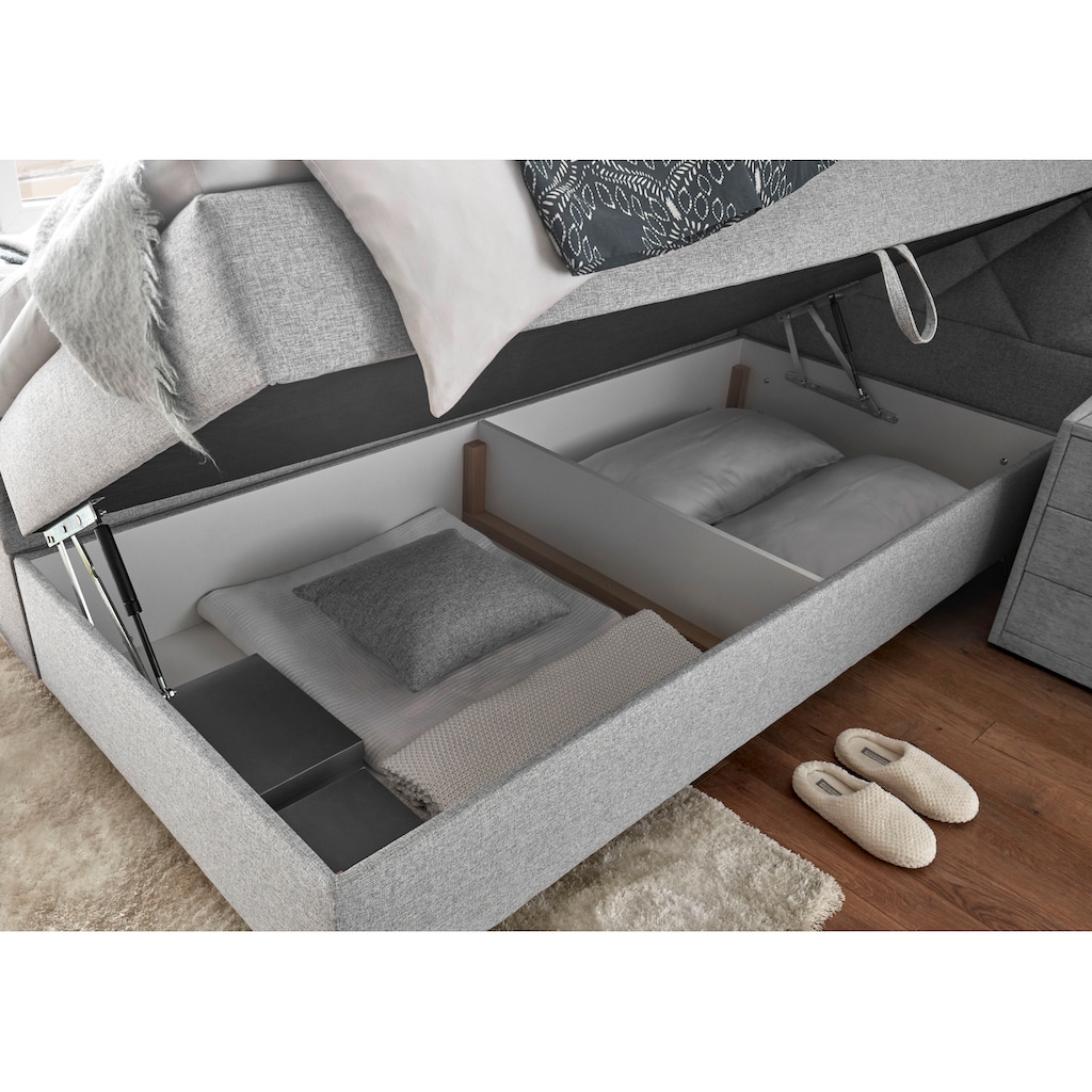 ED EXCITING DESIGN Boxbett »Ratford«, (5 St.), inkl. zwei Bettkästen und Topper