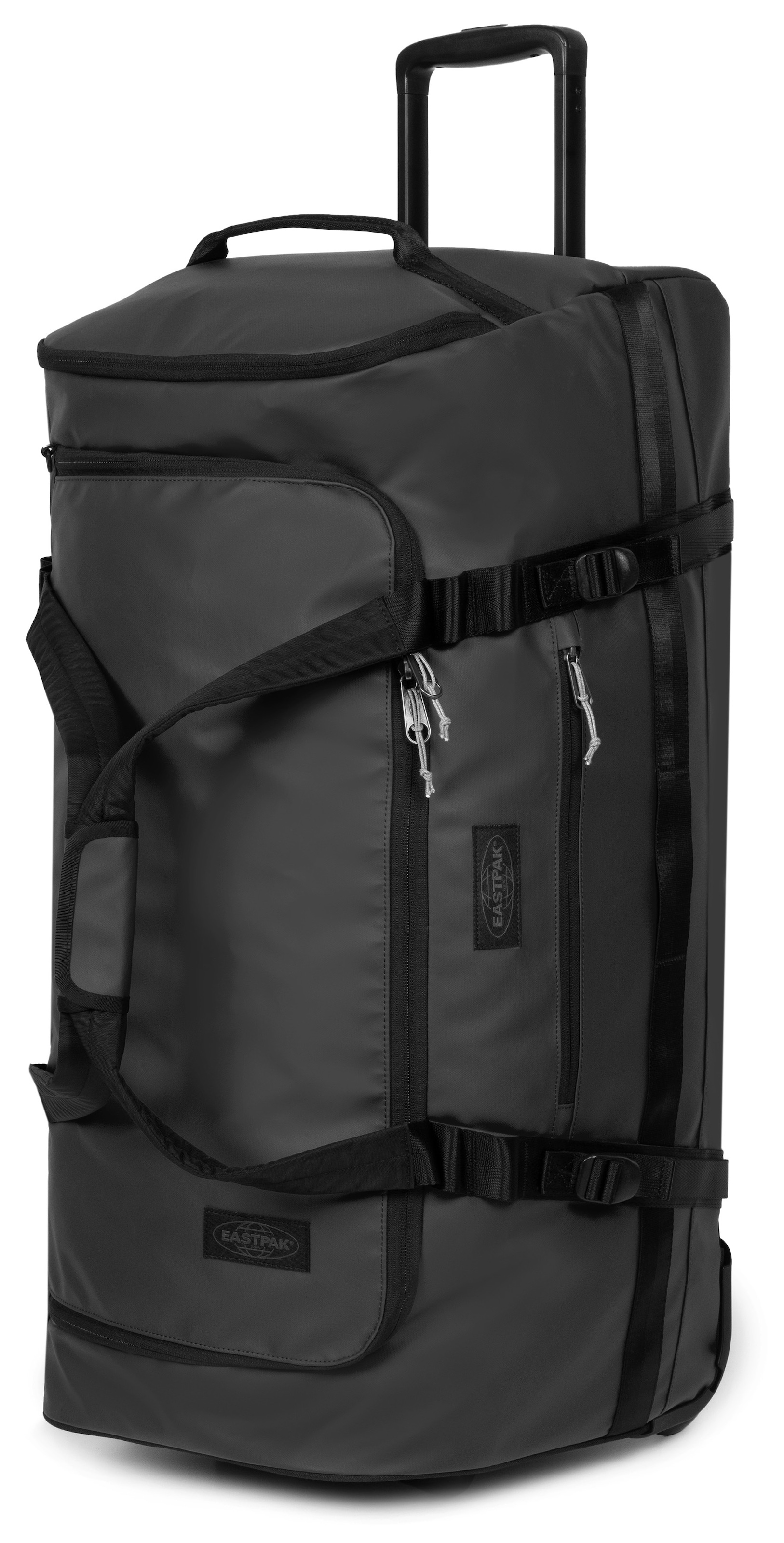 Eastpak Weichgepäck-Trolley »DUFFEL PACK WHEEL M TARP BLACK2«, 2 Rollen, Reisetasche mit Rollen Weichgepäck Koffer Aufgabegepäck