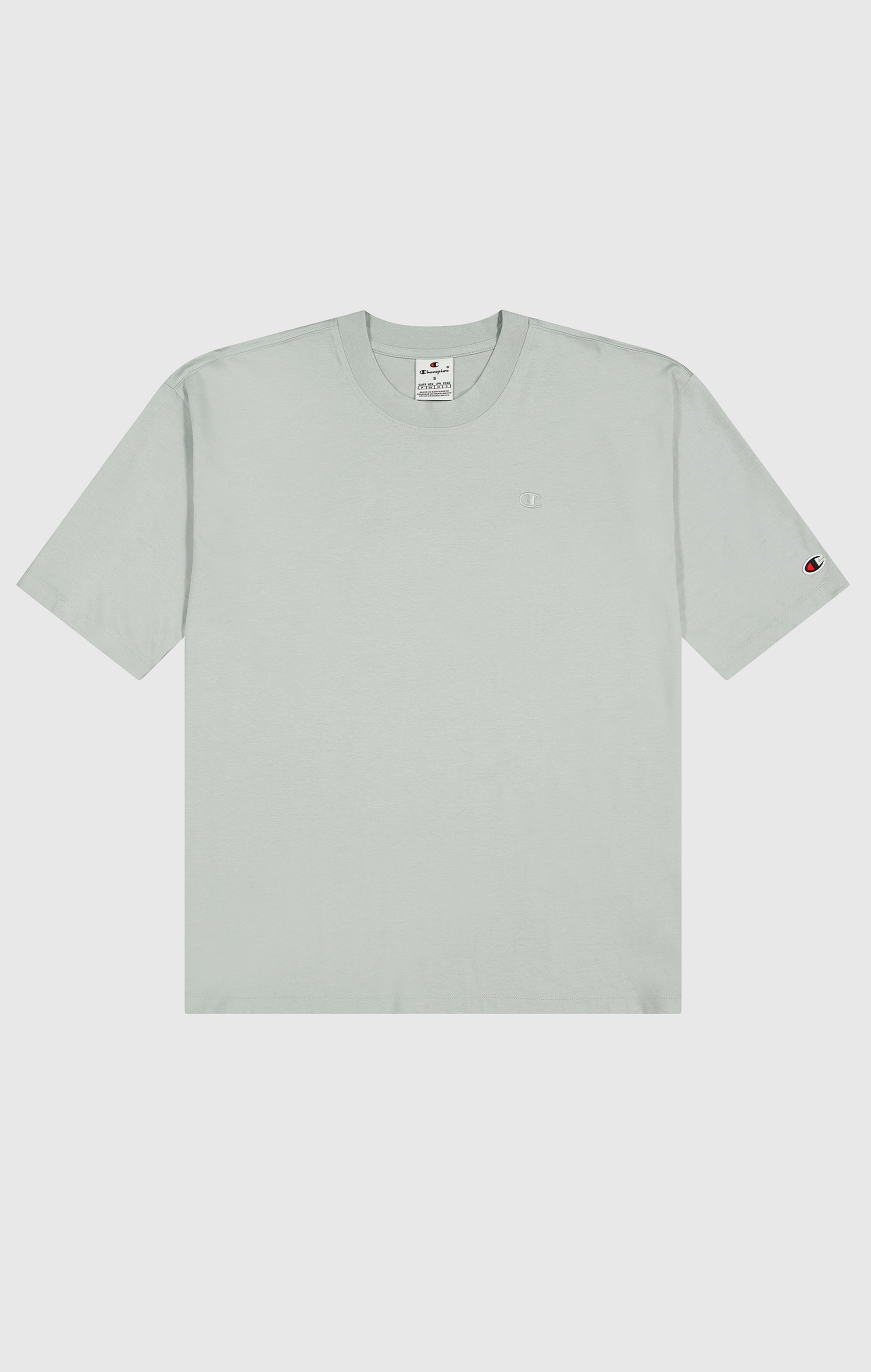Champion T-Shirt Kurzarm, mit Rundhalsausschnitt, aus Baumwolle