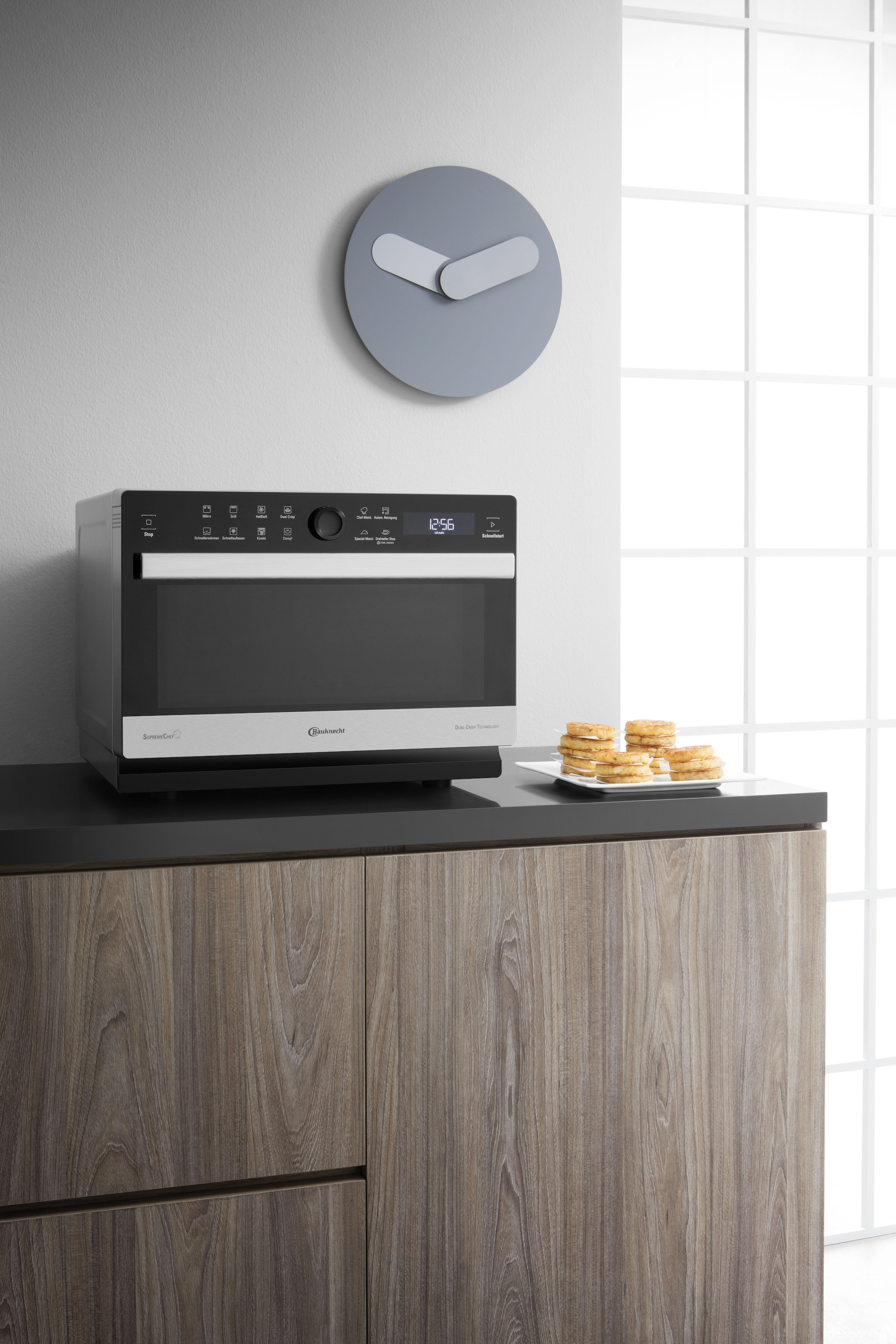 BAUKNECHT Mikrowelle »MW 3391 SX«, Dampfgarfunktion-Grill und Heißluft, 900 W