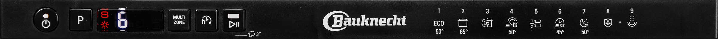 BAUKNECHT vollintegrierbarer Geschirrspüler »BK41C11BS7LA0«, 11 Maßgedecke, ActiveDry
