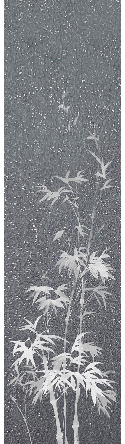 Marburg Vliestapete Bäumen Crushed-Optik Modern 270 cm x 70 cm Anthrazit günstig online kaufen
