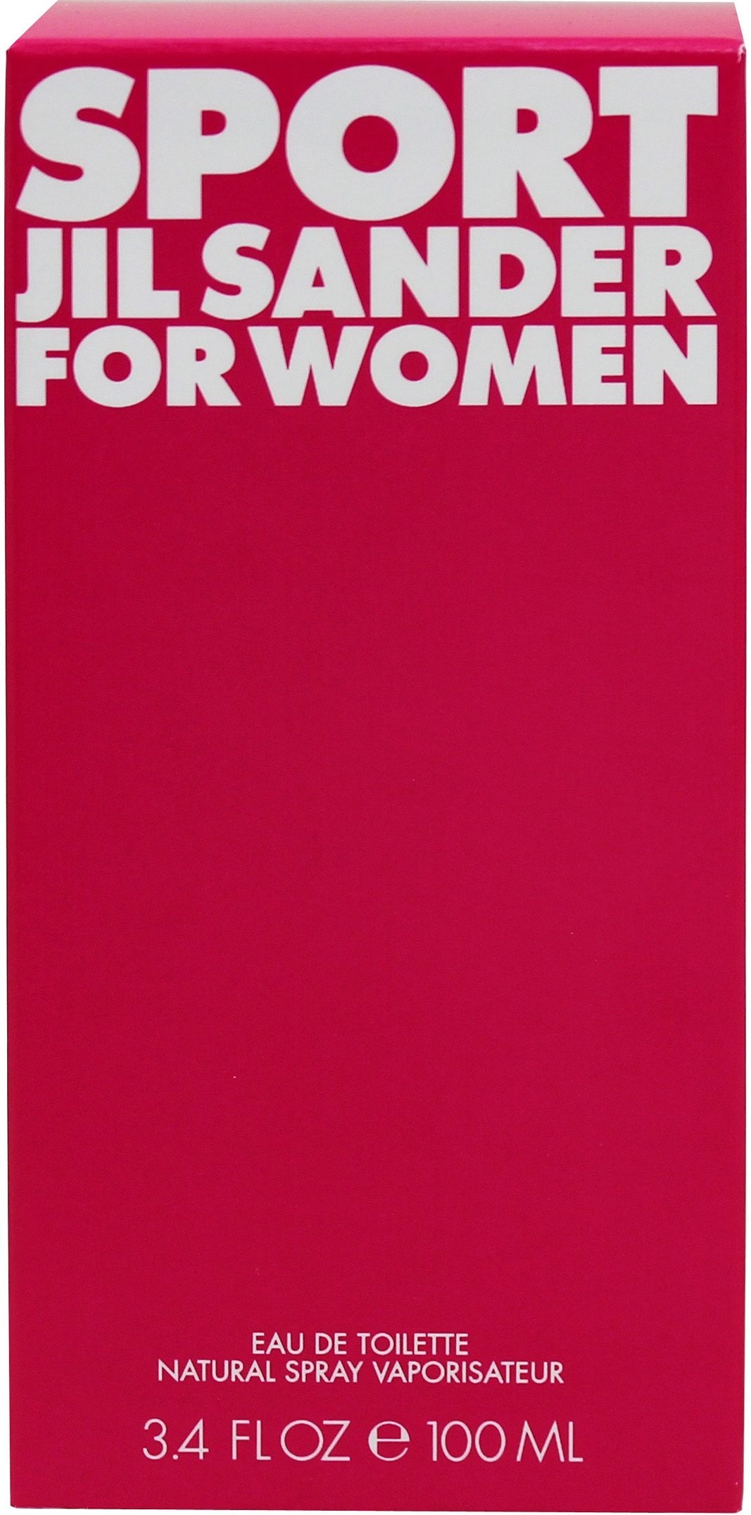 JIL SANDER Eau de Toilette »Sport for Woman«, mit einer femininen Herznote