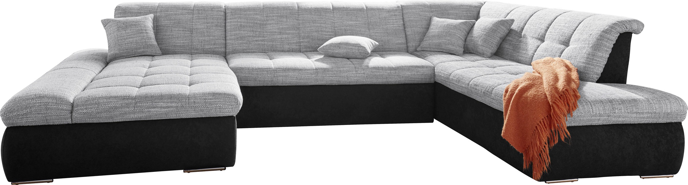 DOMO collection Wohnlandschaft »PB Moric wahlweise mit Bettfunktion und Arm günstig online kaufen