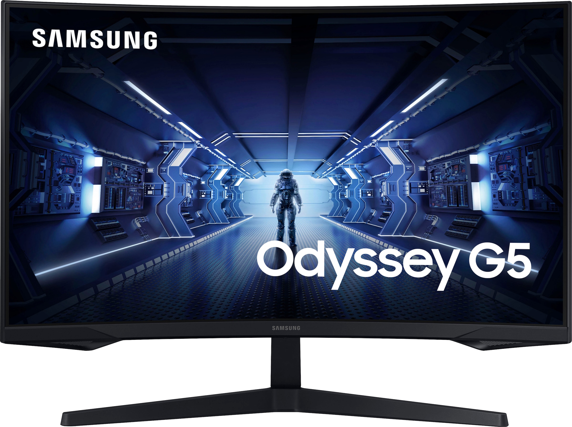 Samsung Curved-Gaming-LED-Monitor »Odyssey G5 144 WQHD, auf Reaktionszeit, 1ms 68,6 1440 C27G54TQBU«, (MPRT) px, ms bestellen Zoll, Hz, 2560 x 1 Rechnung cm/27