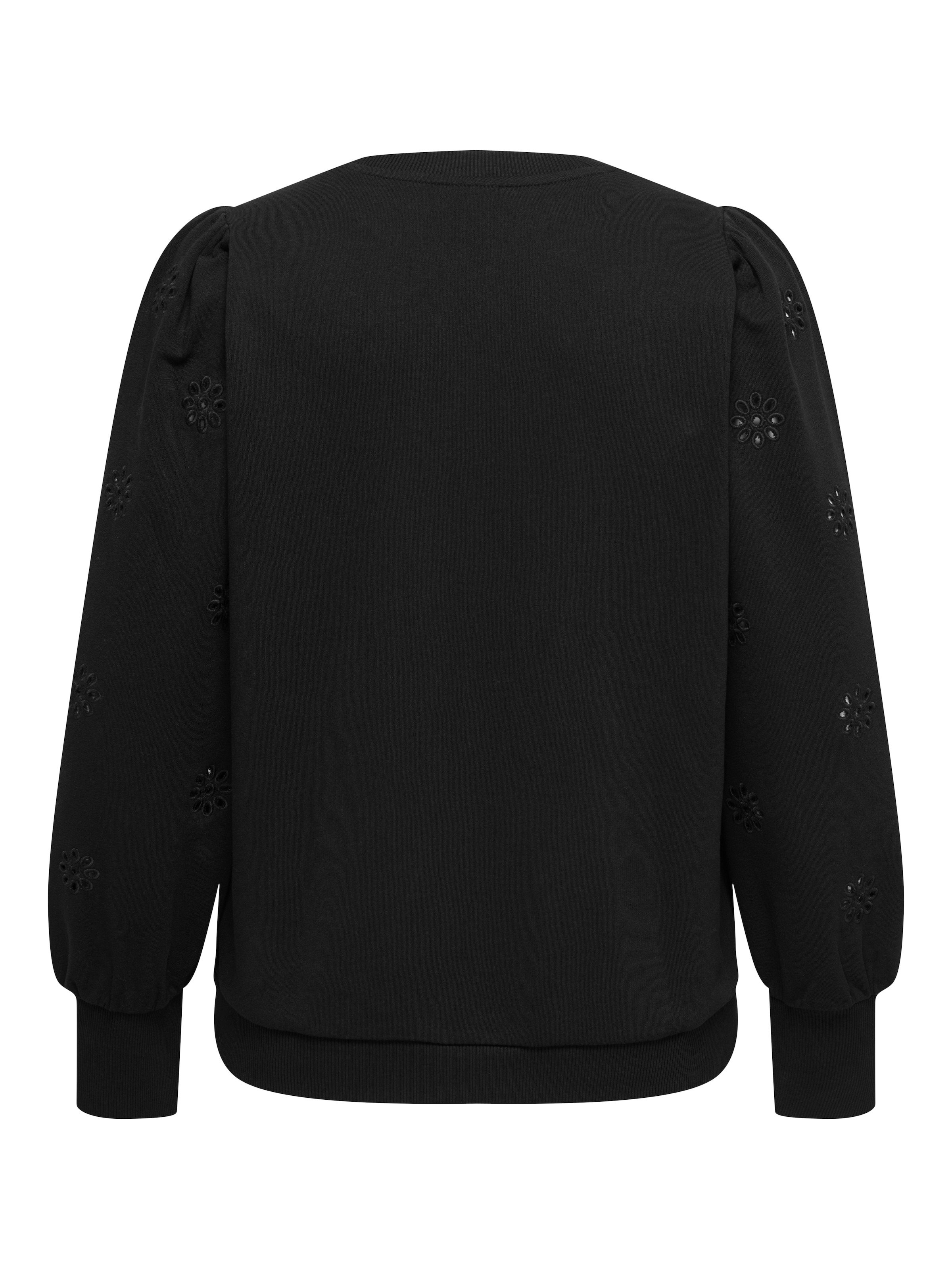 ONLY CARMAKOMA Sweatshirt »CARFEMME L/S PUFF EMBROIDERY UB SWT NOOS«, Baumwollmischung, regular fit
