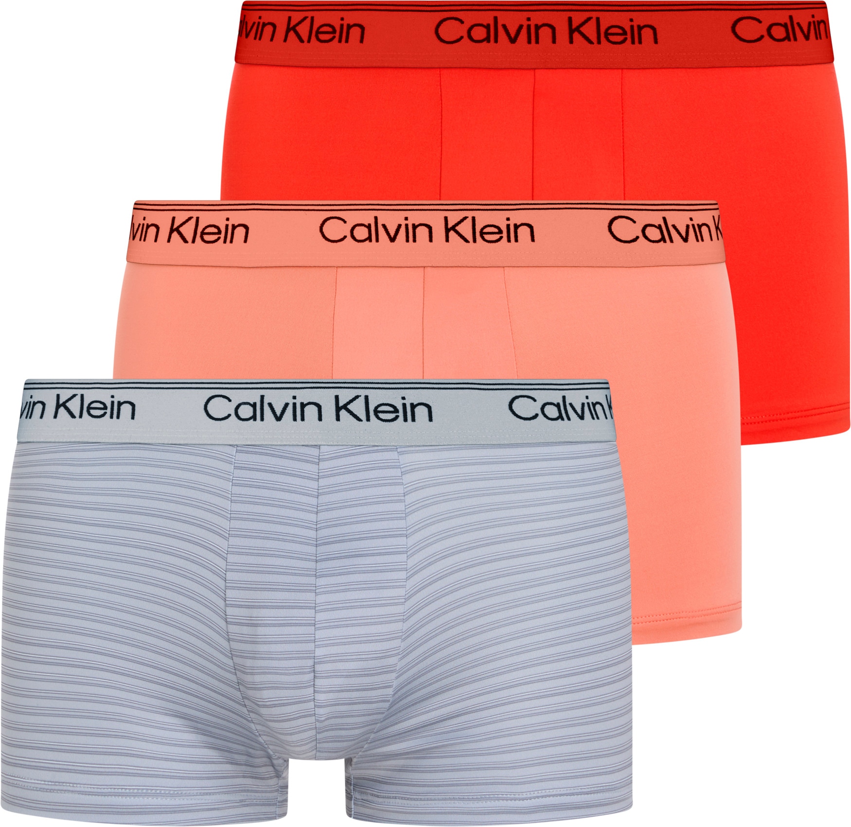 Calvin Klein Underwear Trunk »LOW RISE TRUNK 3PK«, (Packung, 3 St., 3er), mit Logo-Stretchbund