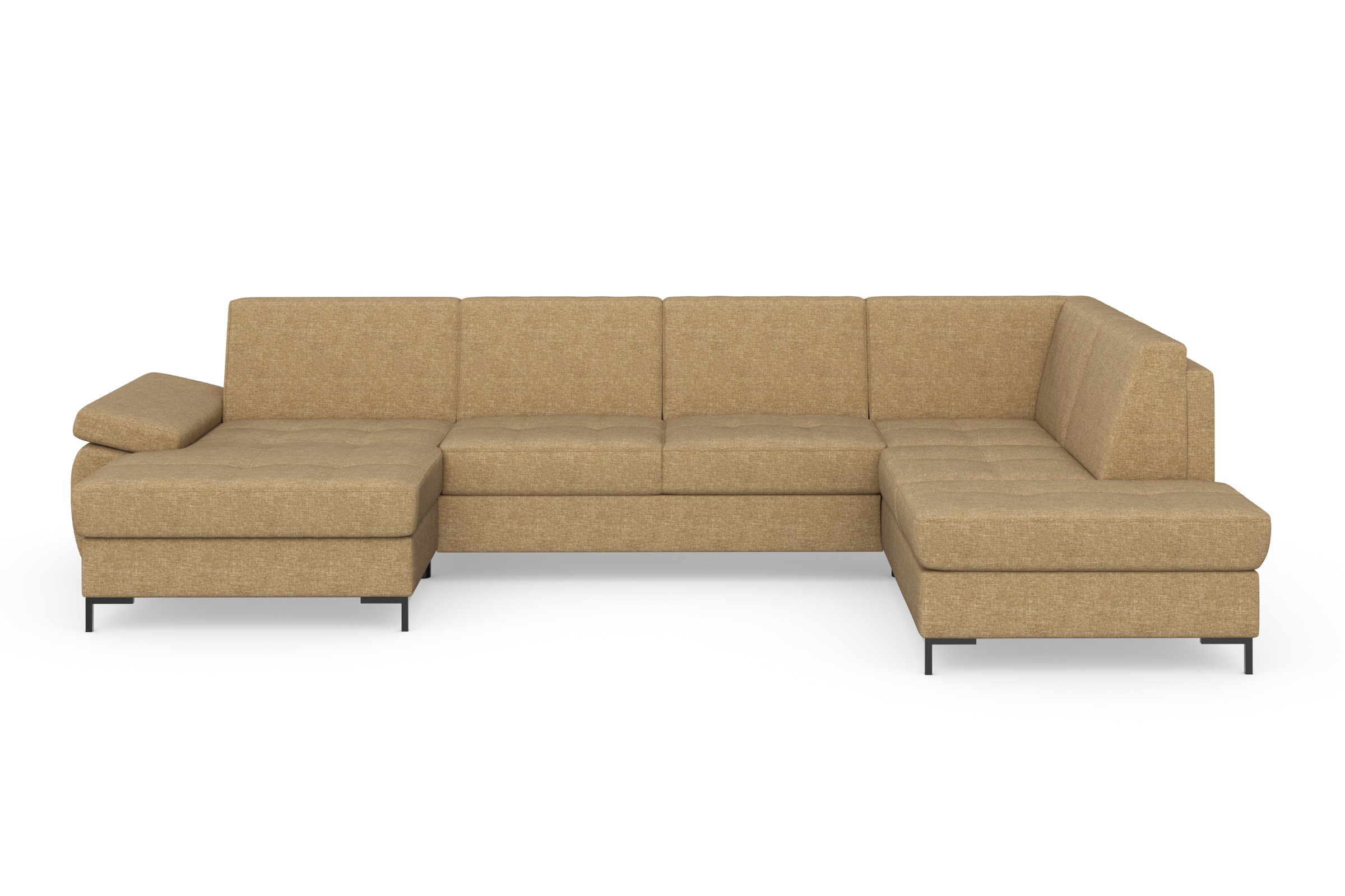 DOMO collection Wohnlandschaft »Capelo, komfortabel, klare Linien zeichnen günstig online kaufen