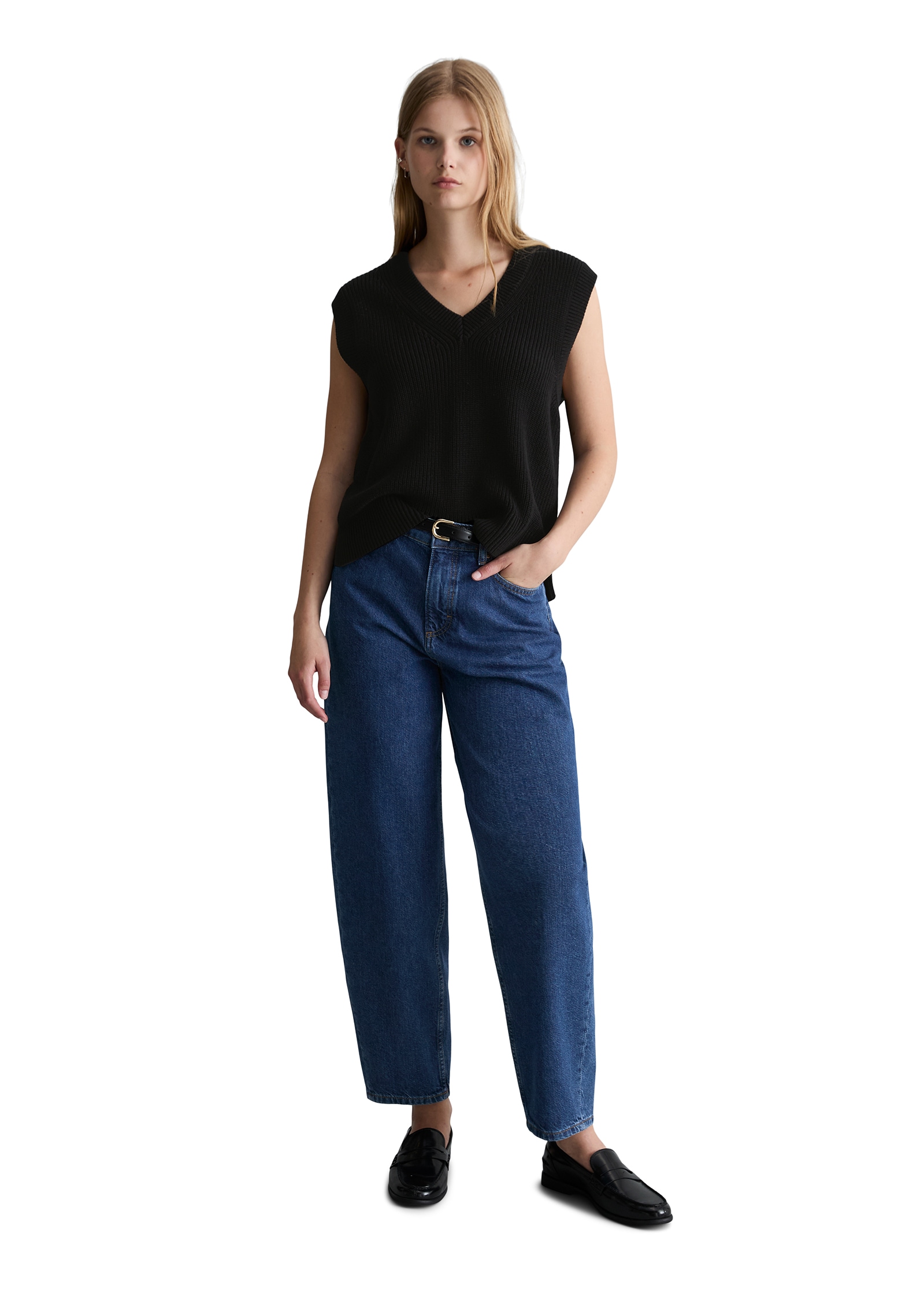 Marc O'Polo DENIM Pullunder »regular aus reiner Bio-Baumwolle«