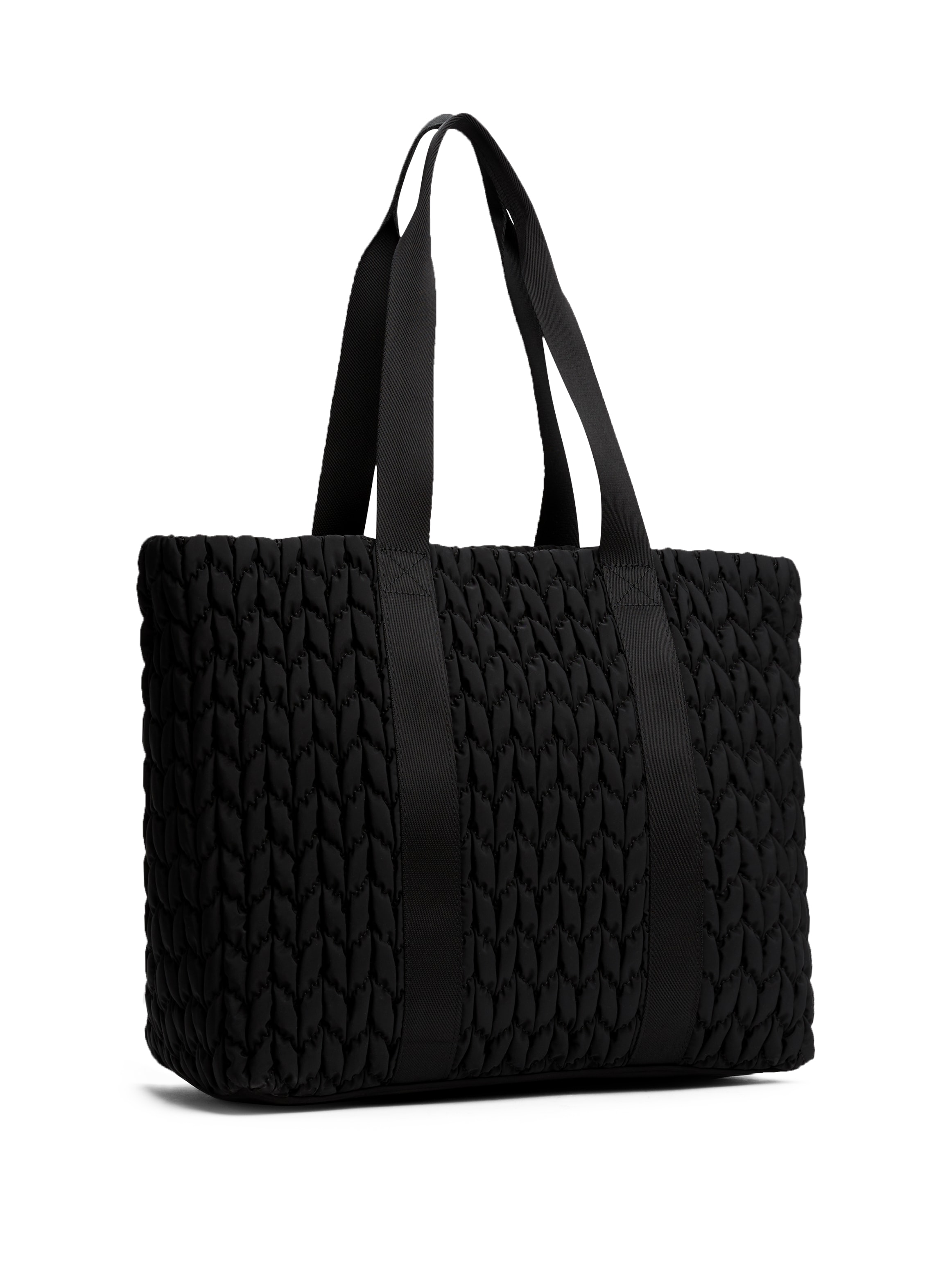 Tommy Jeans Tragetasche »TJW URBAN QUILTED TOTE«, Damen Schultertasche, Umhängetasche mit modischer Zierabsteppung