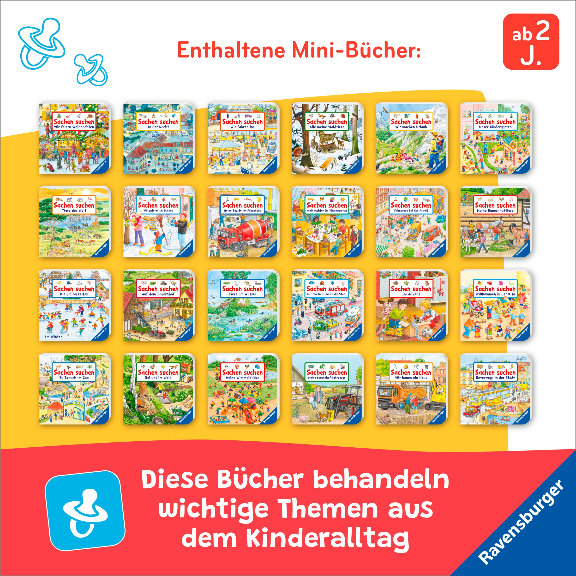 Ravensburger Spielzeug-Adventskalender »Mein großer Sachen suchen Adventskalender«, ab 2 Jahren