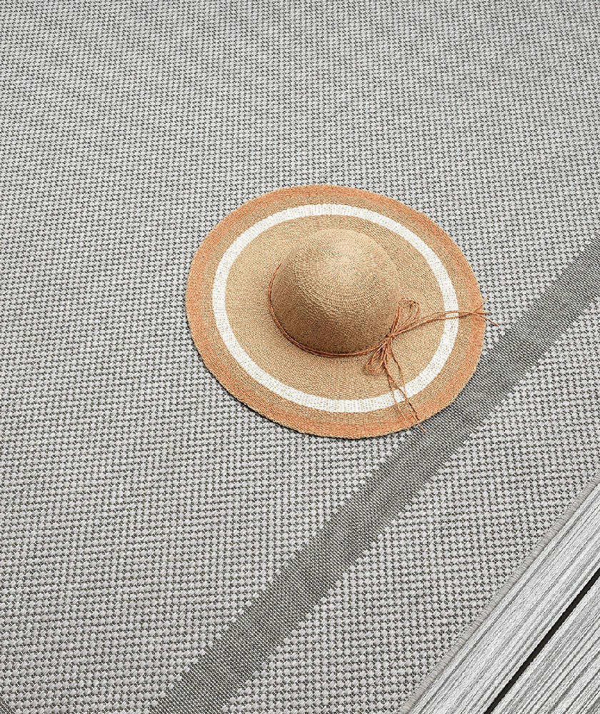 the carpet Teppich »Mistra round«, rund, 1 mm Höhe, moderner robuster In und Outdoor Teppich