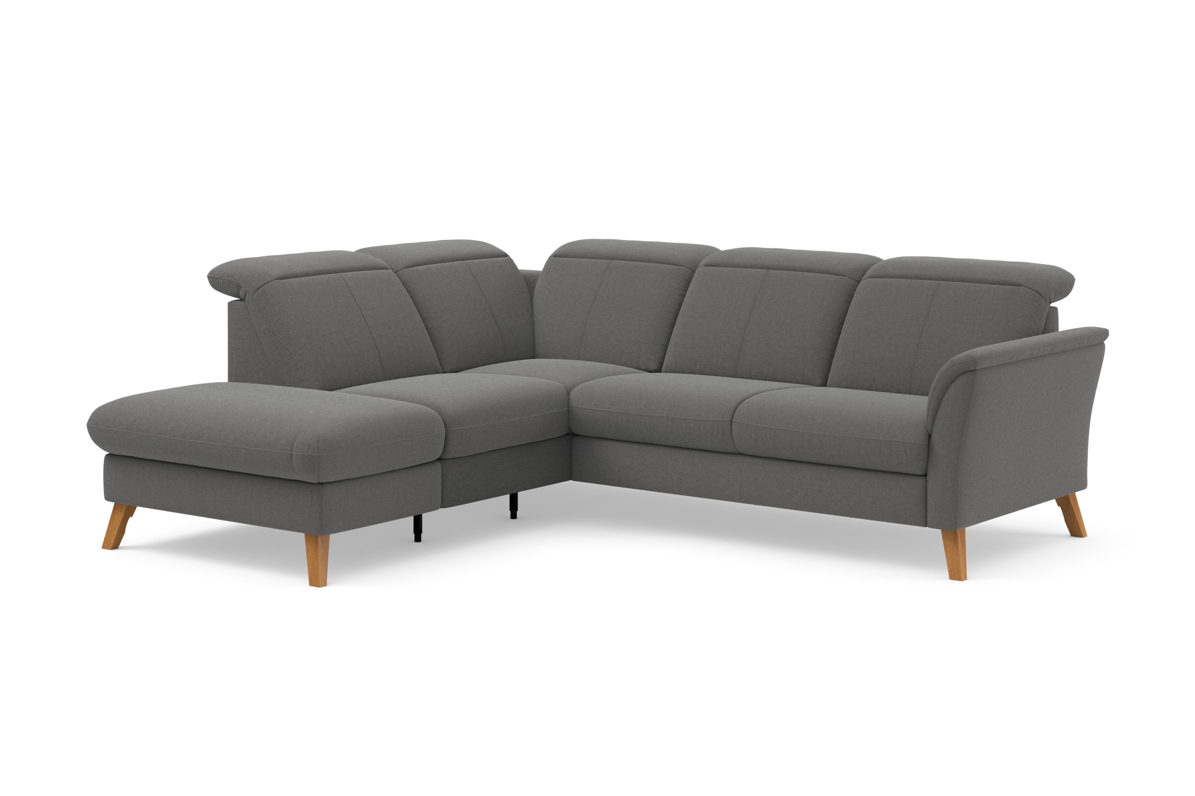 sit&more Ecksofa »Romero L-Form«, wahlweise mit oder ohne TV-Funktion, Bettfunktion, Bettkasten