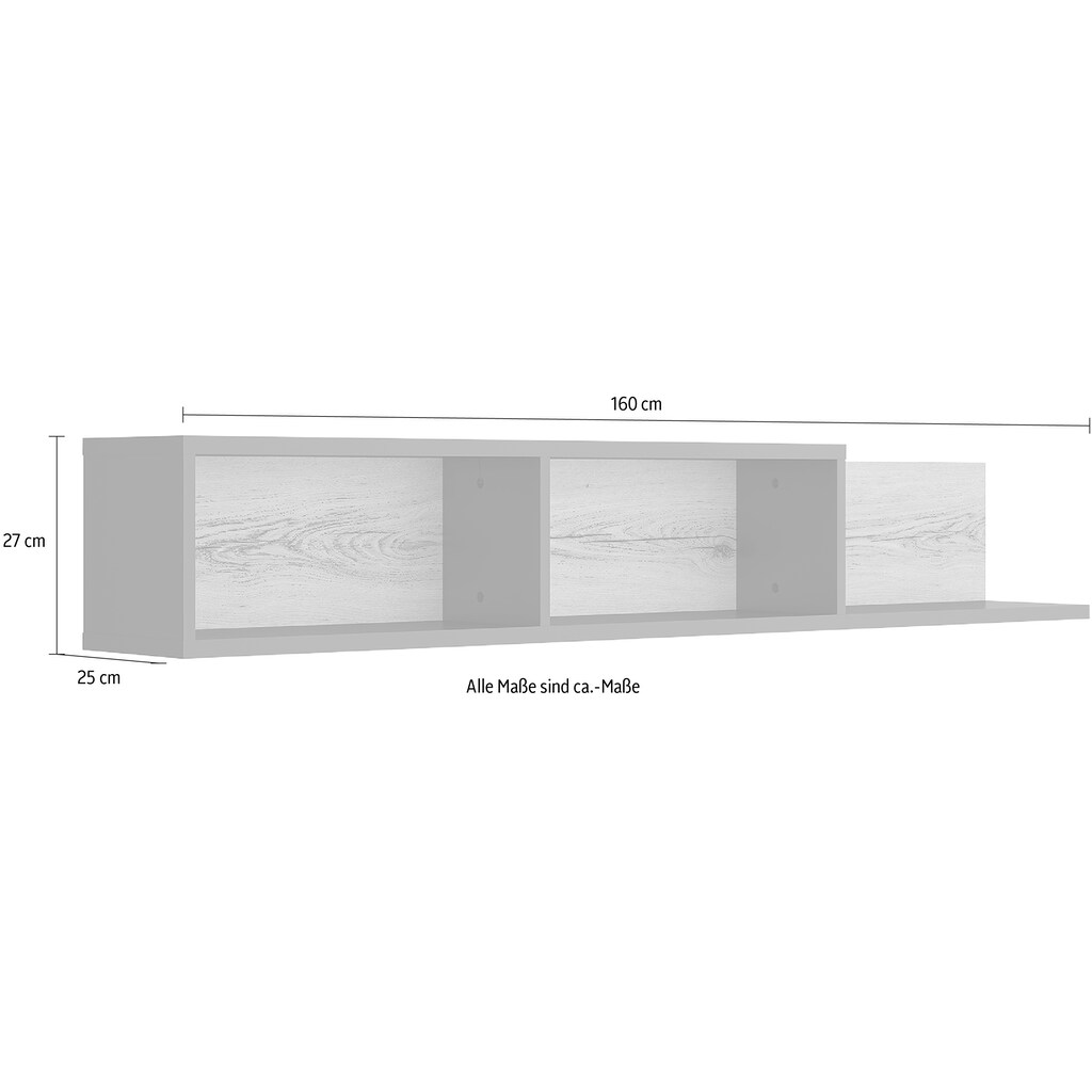 Gami Wandregal »Esteban«, (1 St.), Zwei Nischen