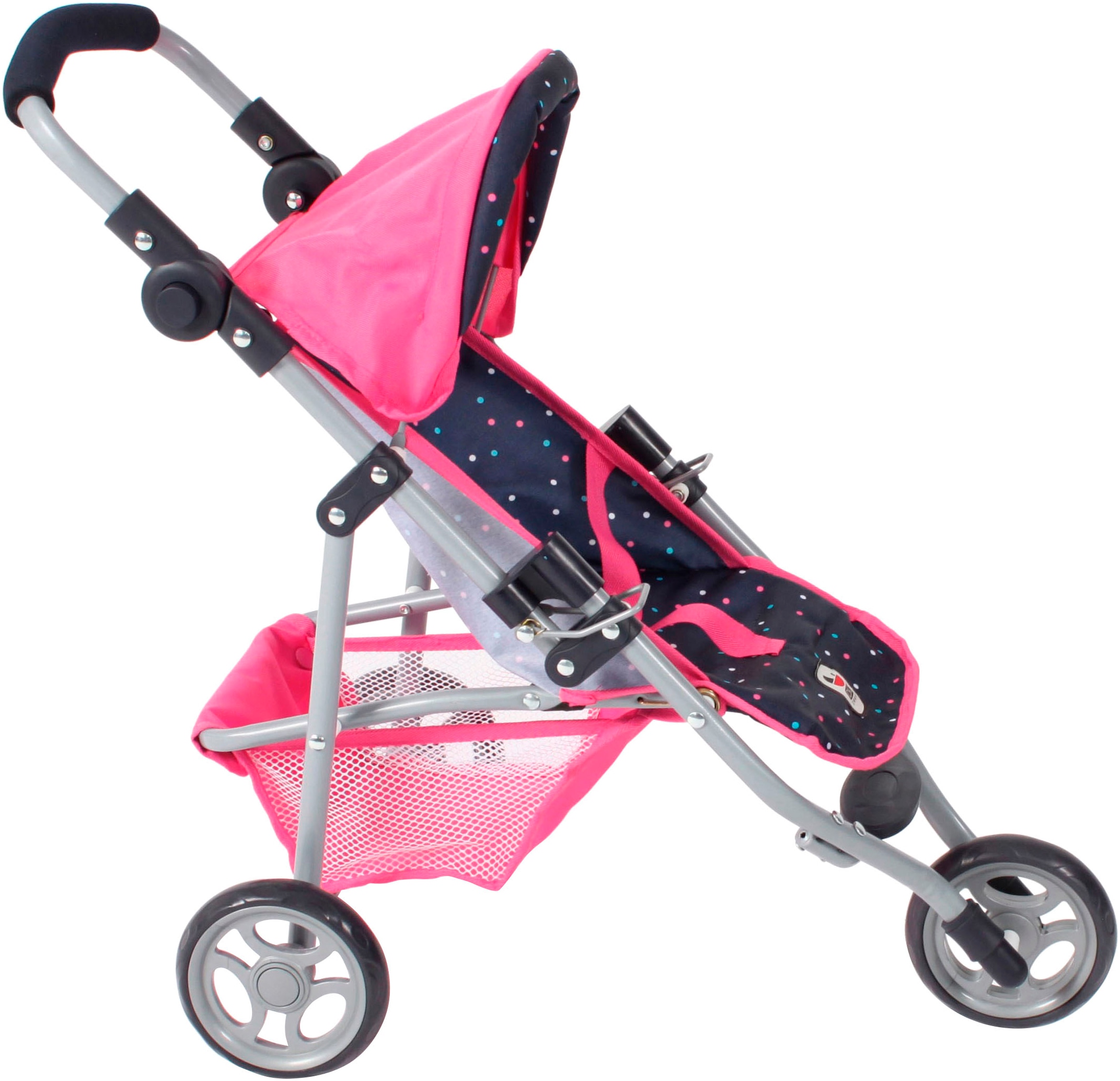 CHIC2000 Puppenbuggy »Jogging-Buggy Lola, Konfetti«, mit klappbarem Verdeck