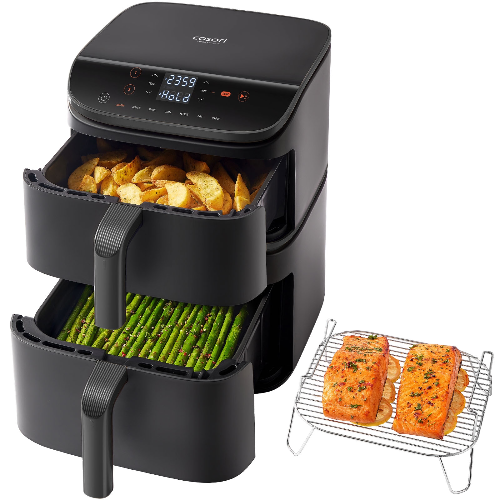 Cosori Heißluftfritteuse »CAF-DC121-AEUR« 2630 W
