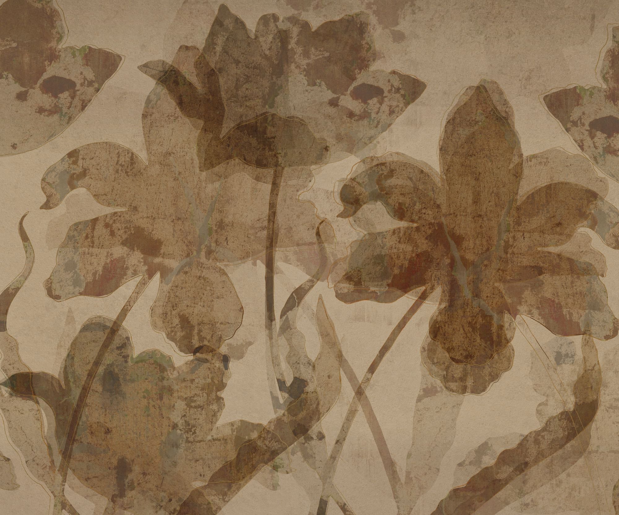 Komar Fototapete »Vlies Fototapete - Petal Whispers - Größe 300 x 250 cm« Motiv | bedruckt glatt