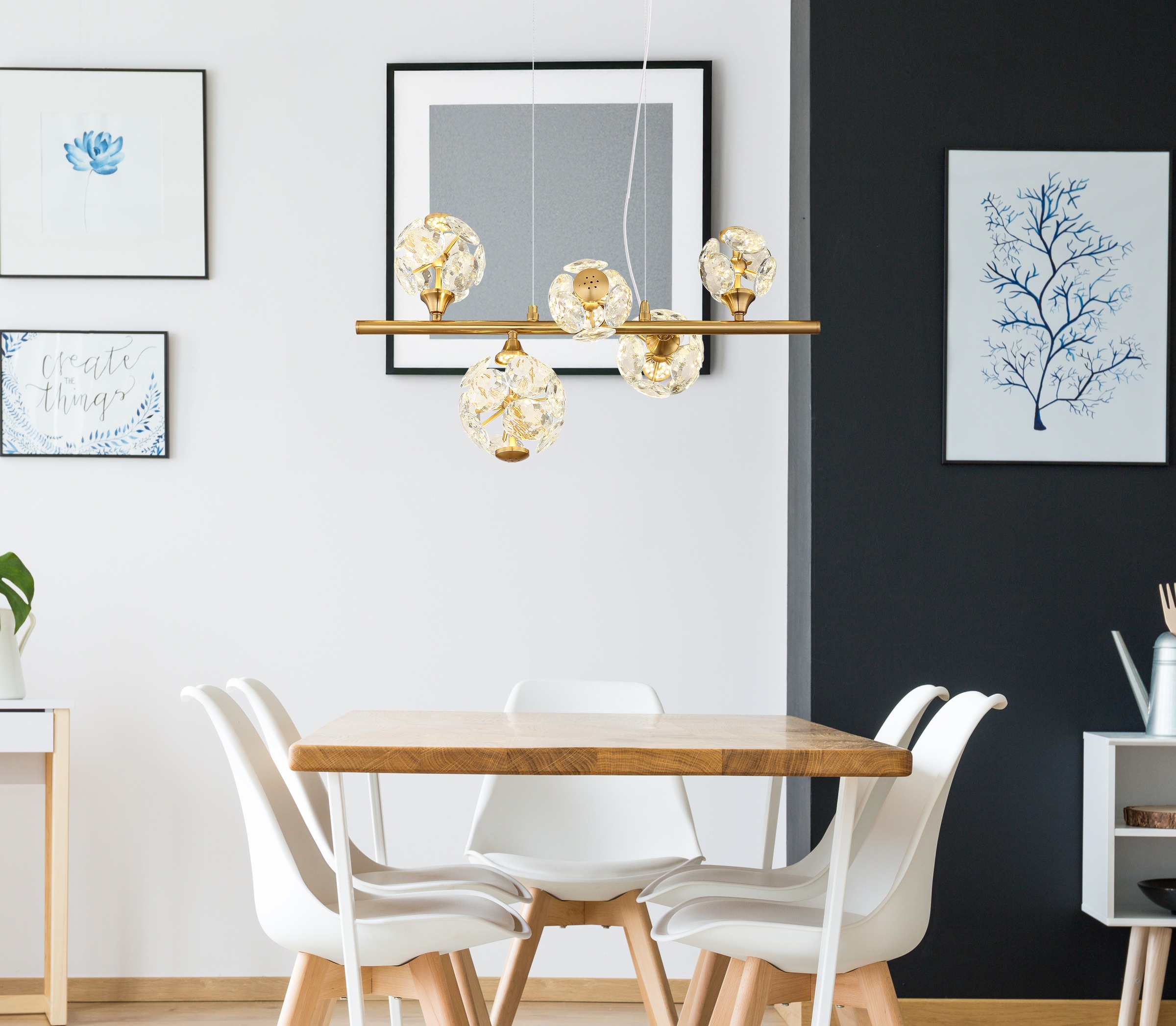 GLOBO LIGHTING Hängeleuchte »VIRINA« LED-Modul 1 Stk. Warmweiß Hängelampe E günstig online kaufen