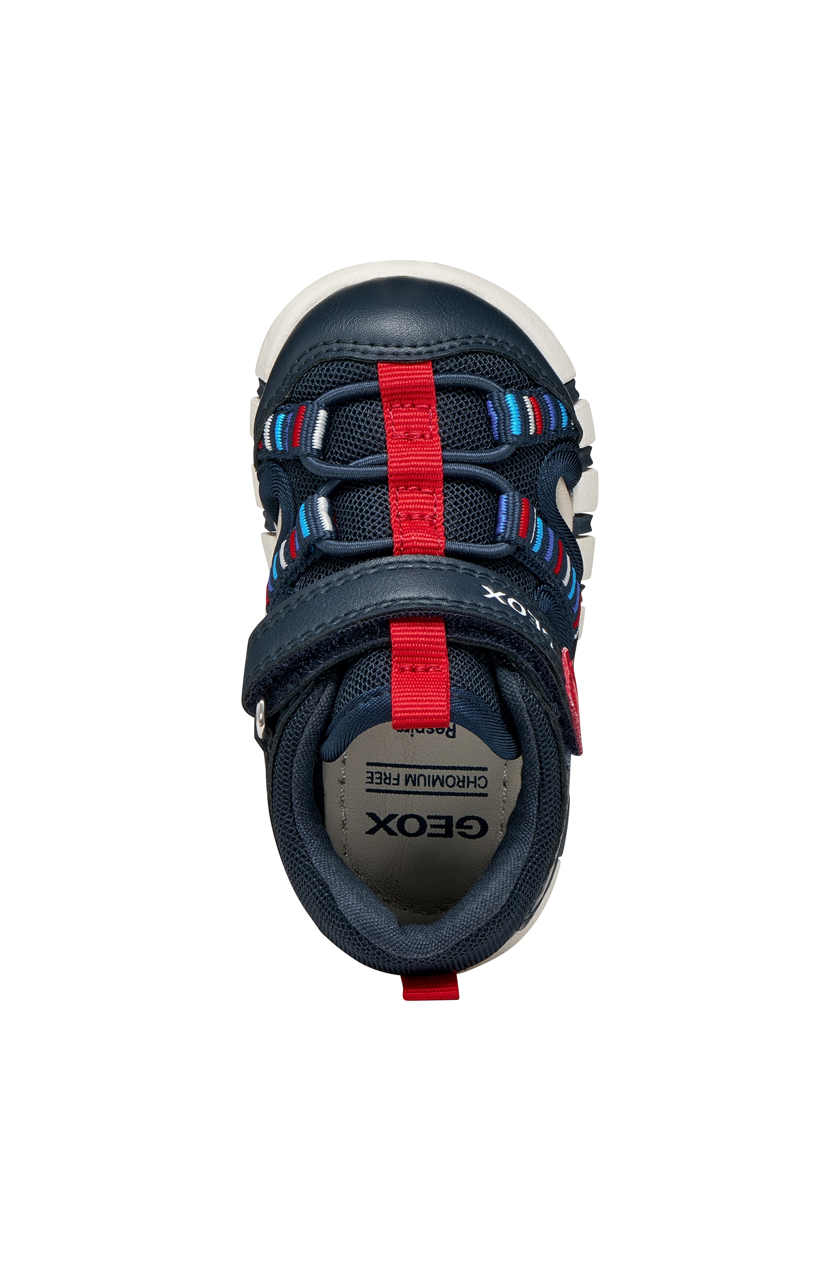 Geox Lauflernschuh »B SANDAL IUPIDOO BOY«  Babyschuh mit Stickmuster, Größenschablone zum Download