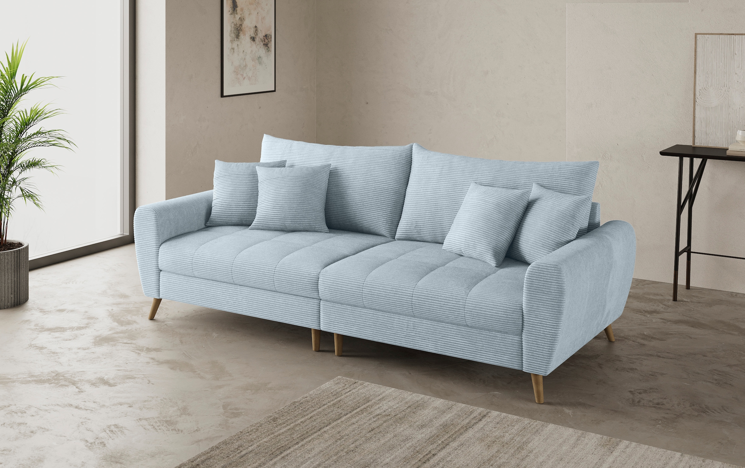 Mr. Couch Big-Sofa »Blackburn II«, Mit Kaltschaumpolsterung bis 140 kg belastbar