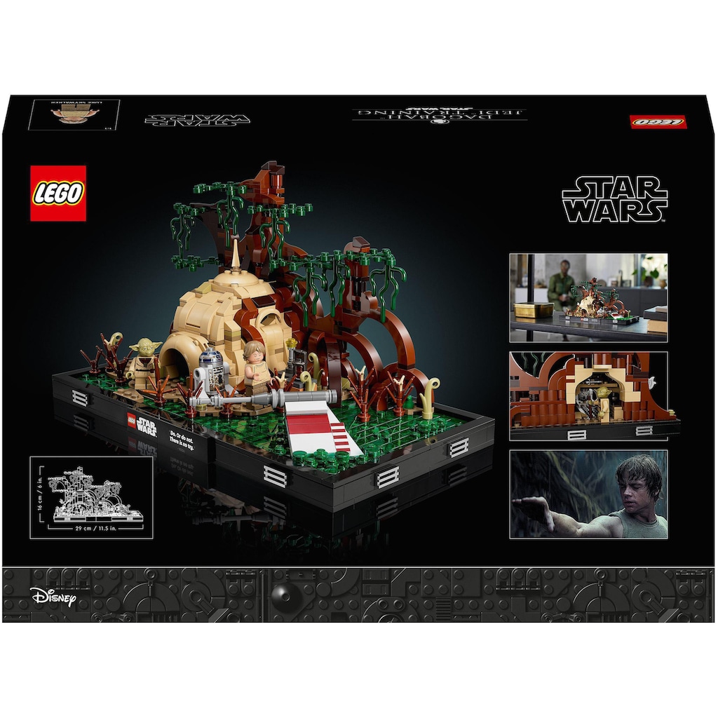 LEGO® Konstruktionsspielsteine »Jedi™ Training auf Dagobah™ – Diorama (75330), LEGO® Star Wars™«, (1000 St.)