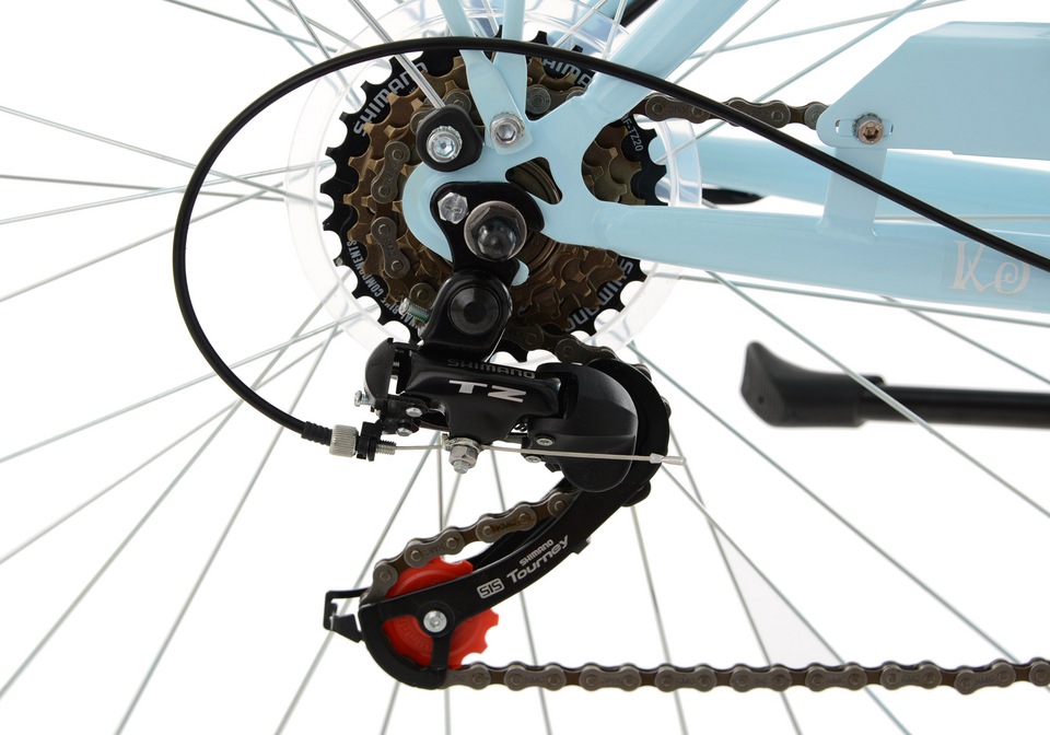12. Bild von KS Cycling Cityrad »Casino«, 6 Gang, Shimano, Tourney Schaltwerk, Kettenschaltung, für Damen, Kettenschaltung
