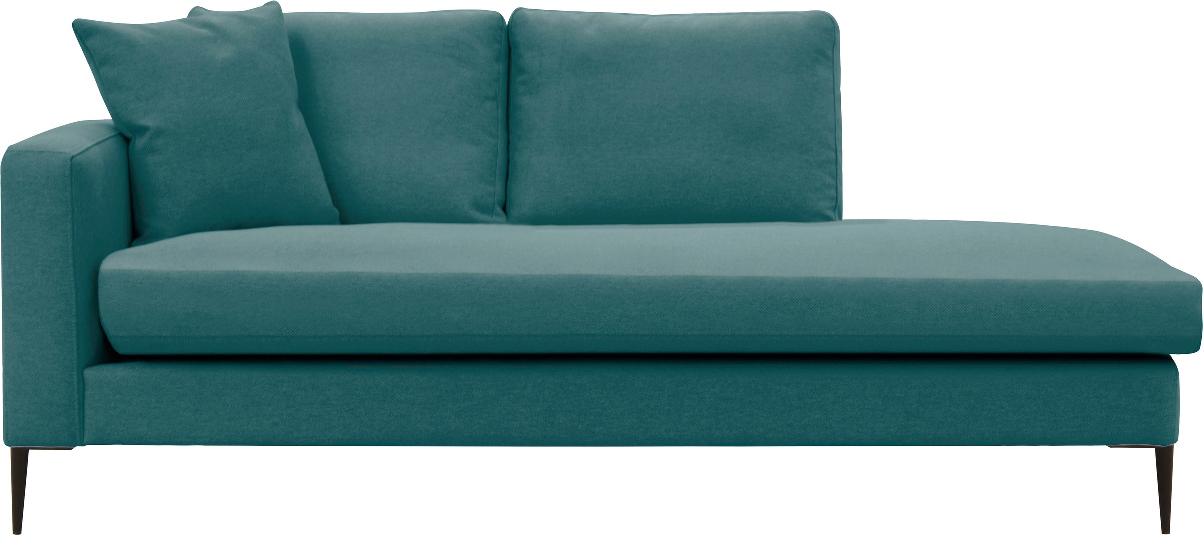 Home affaire Recamiere »Cozy Chaiselongue, Maße B/T/H: 195/97/80 cm« mit lo günstig online kaufen