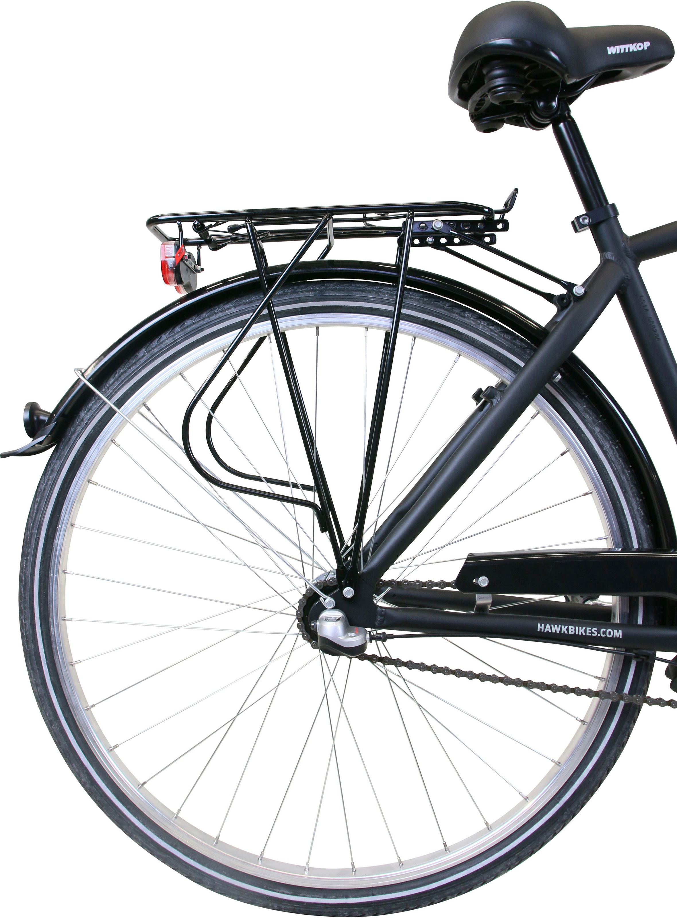 HAWK Bikes Cityrad »Citytrek Gent Premium«, 3 Gang, Shimano, Nexus 3-Gang Schaltwerk, für Damen und Herren