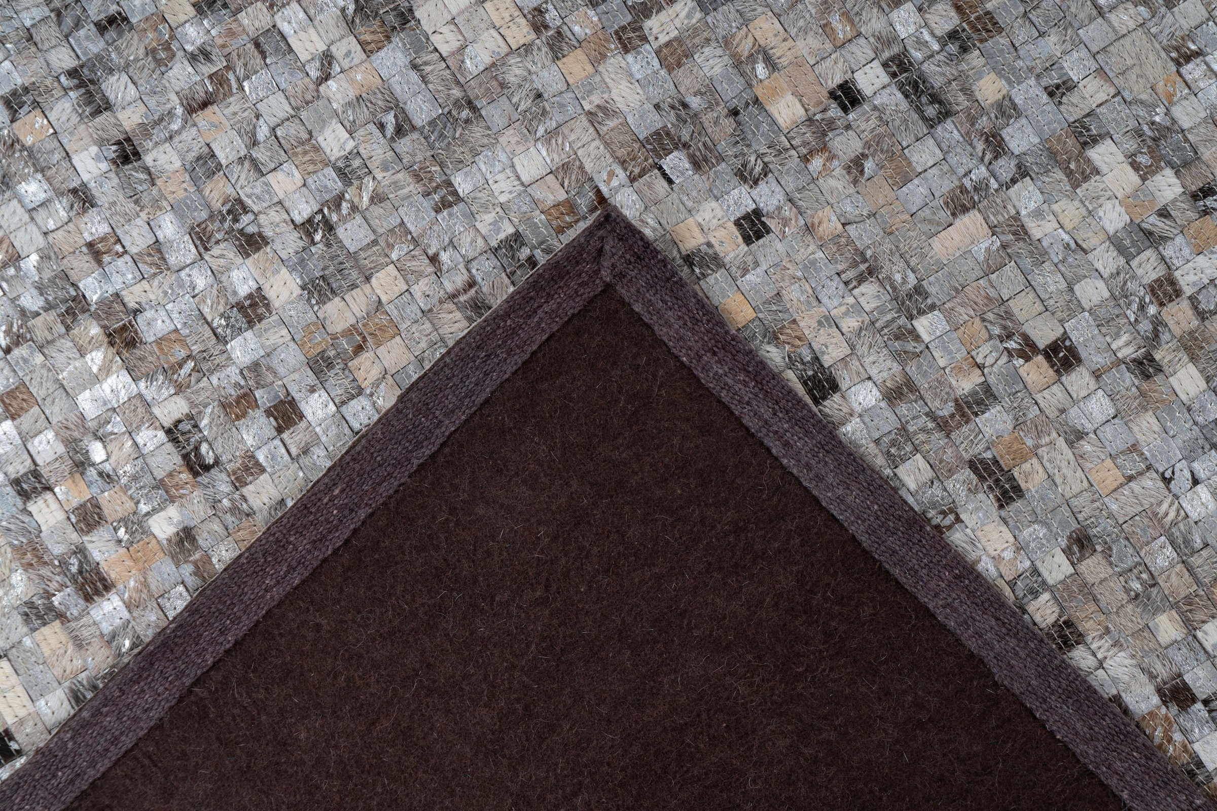 calo-deluxe Fellteppich »Vezzana 615«, rechteckig, 5 mm Höhe, echtes Rinderfell, Wohnzimmer