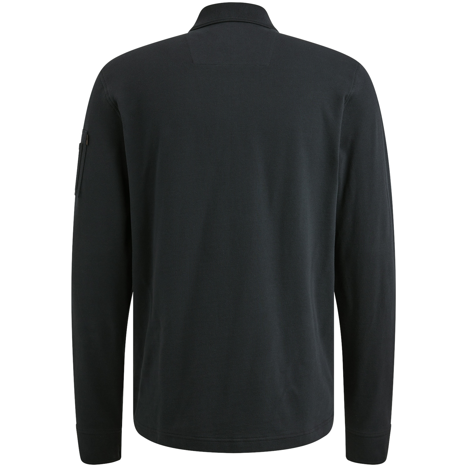 PME LEGEND Langarm-Poloshirt mit Logo Stickerei