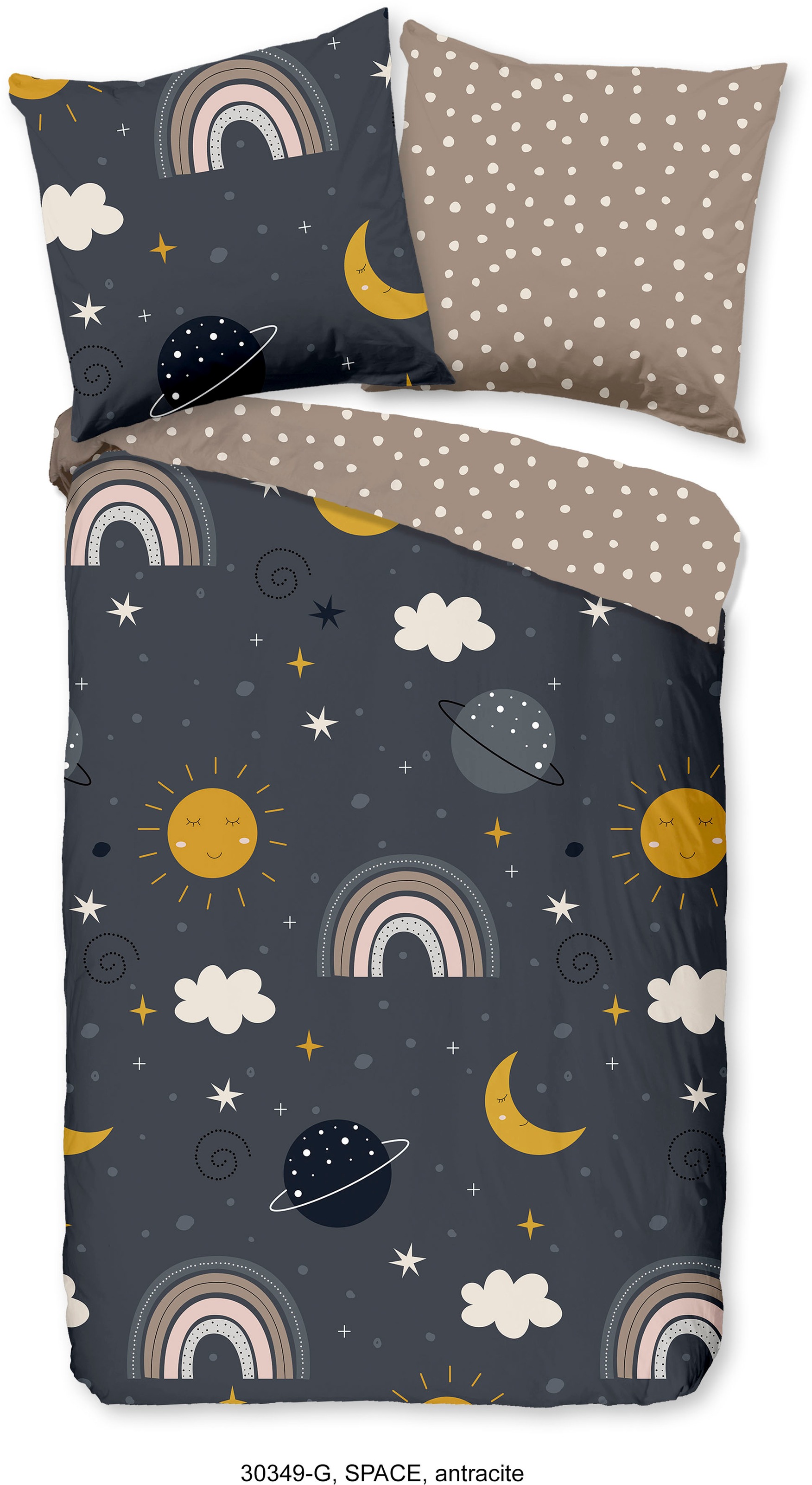 good morning Kinderbettwäsche »Dark Space World«, (2 tlg.), 100% Baumwolle kaufen