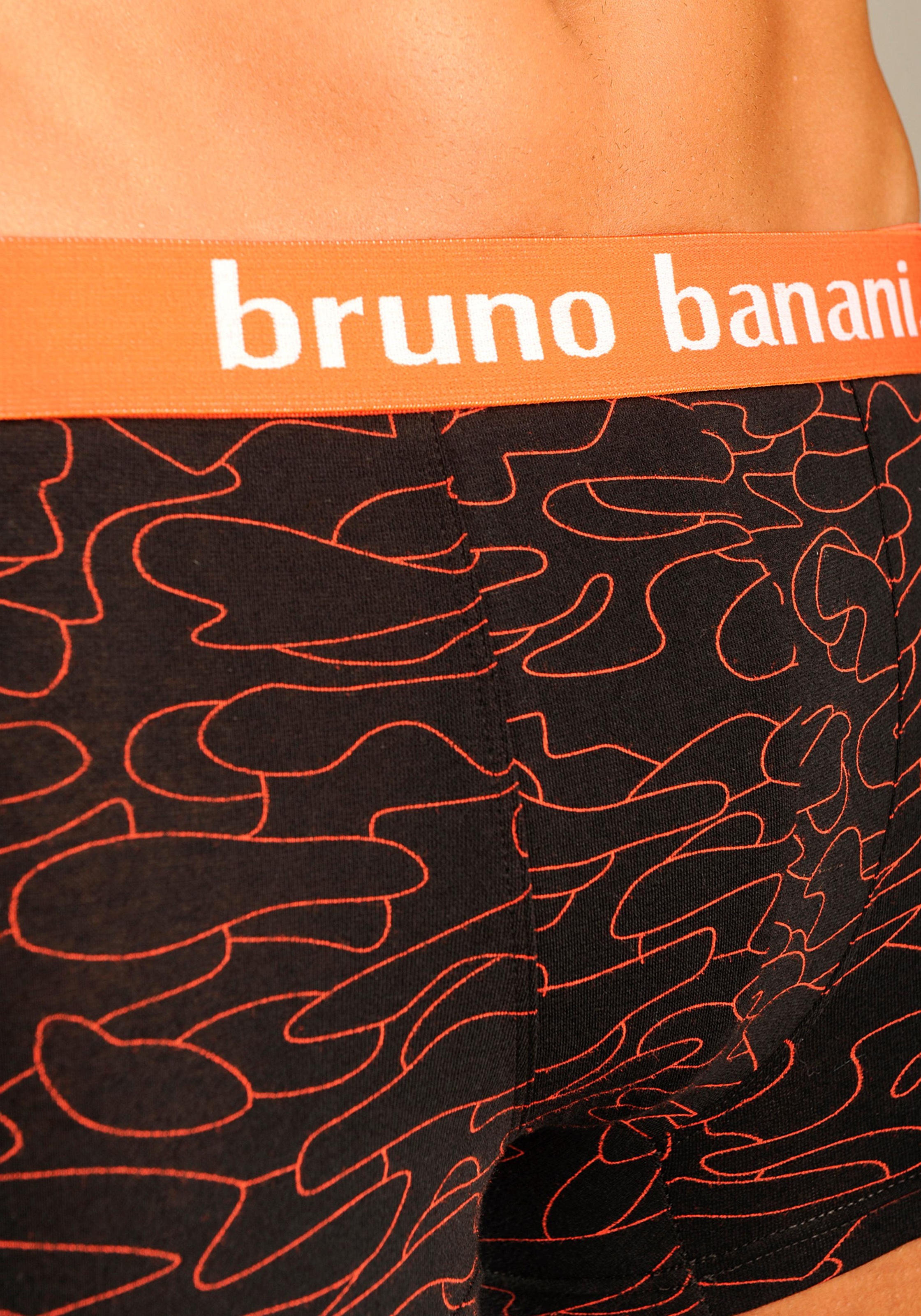 Bruno Banani Boxer »Boxershorts für Herren«, (Packung, 4 St.), mit Kontrast-Webbund