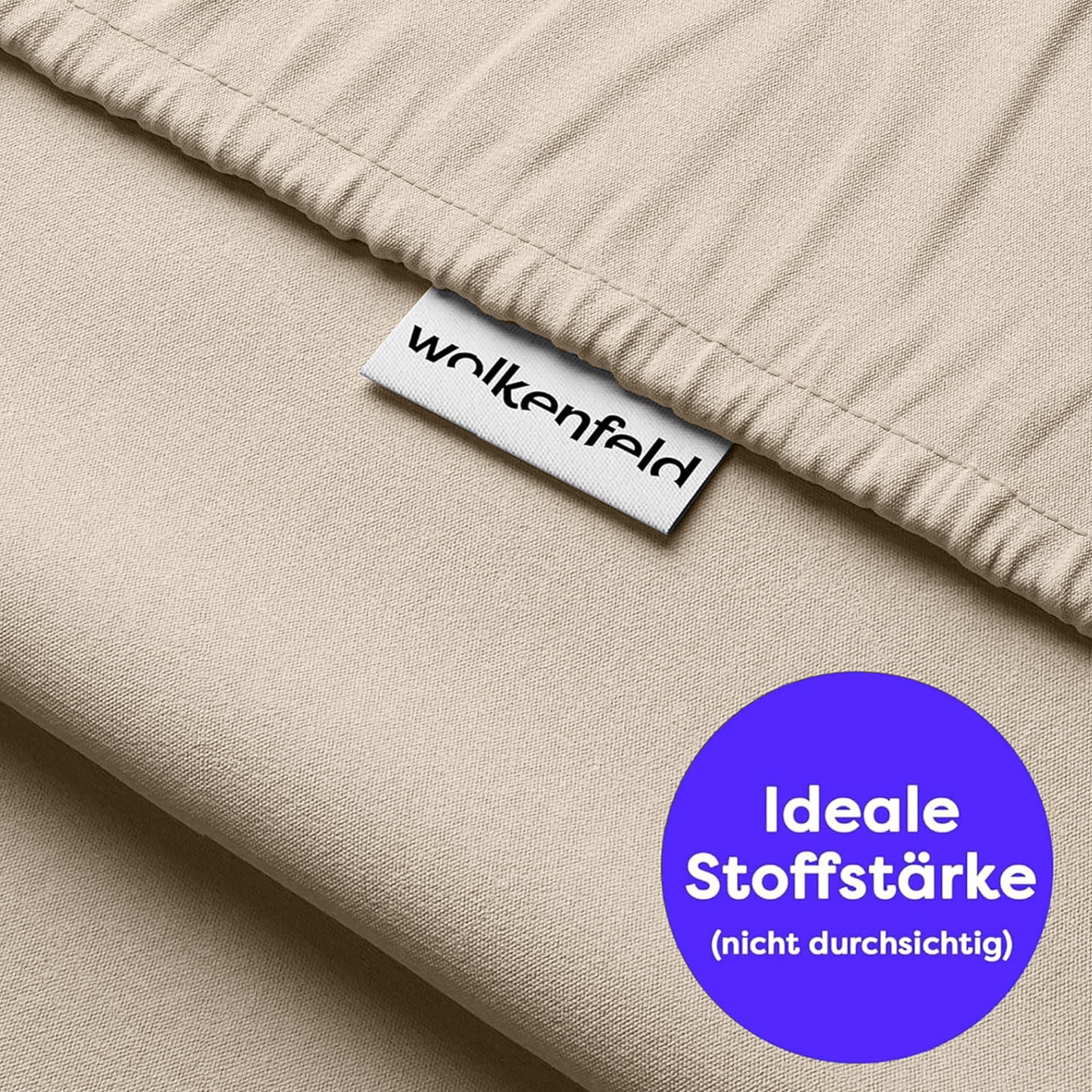 Wolkenfeld Bettwäsche »Allergiker Bettwäsche, unfassbar weich« 2 tlg. tlg. 135x200 cm, 155x220 & Übergrößen I inkl. Kissenbezüge 80x80 I Uni