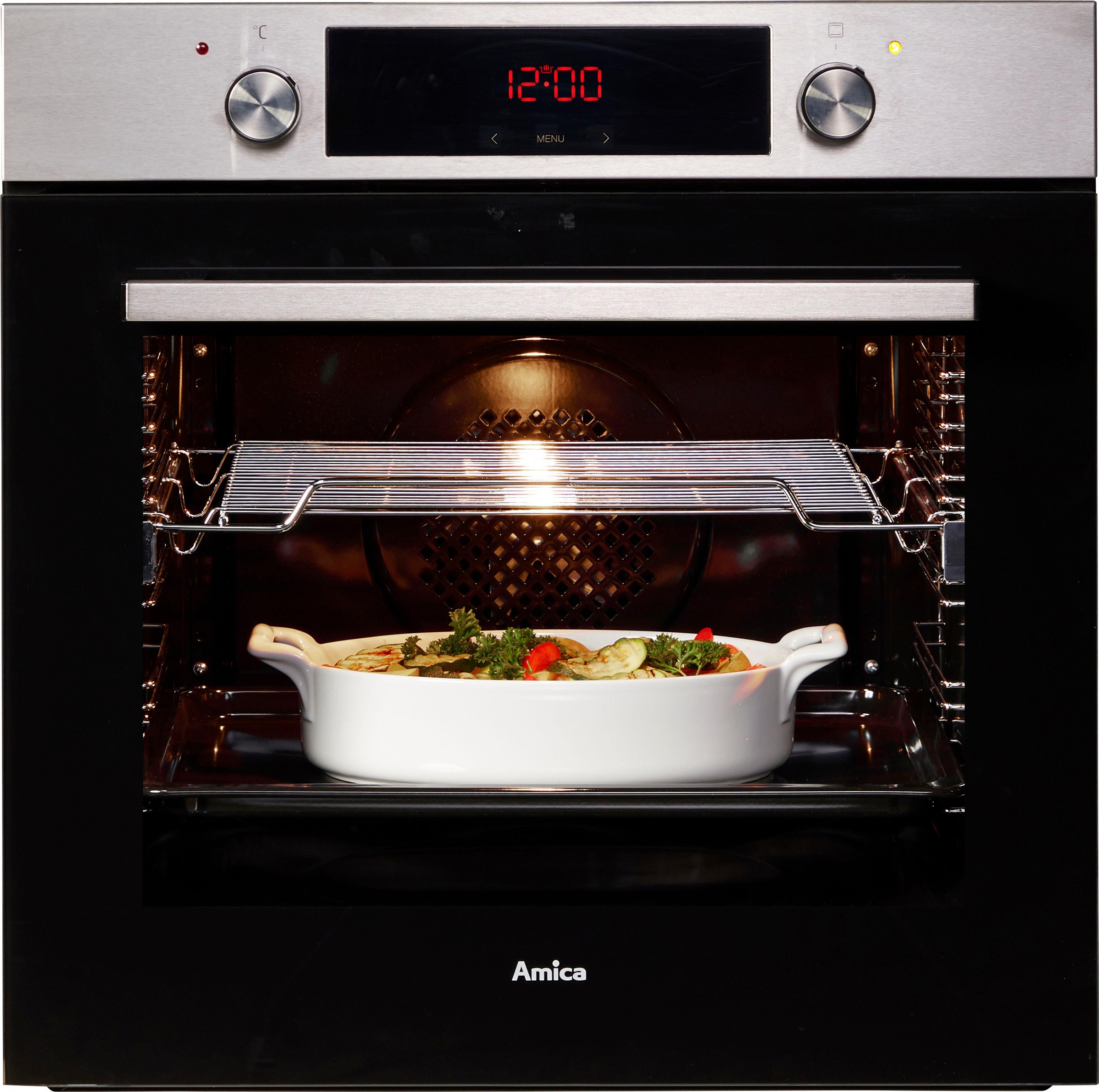 4. Bild von Amica Einbaubackofen  »EBX 943 620 E«, mit 1-fach-Teleskopauszug, Simple Steam, Simple Steam