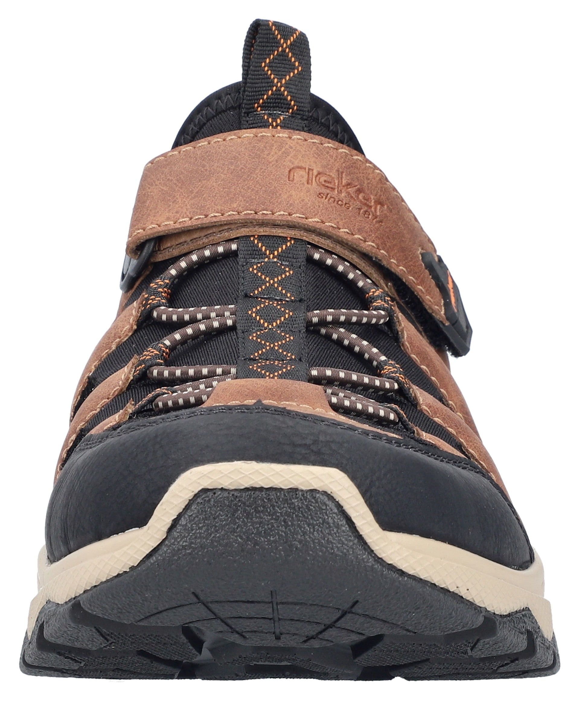 Rieker Slip-On Sneaker, Schlupfschuh, Trekkingschuh, Outdoorschuh mit luftigen Lochungen