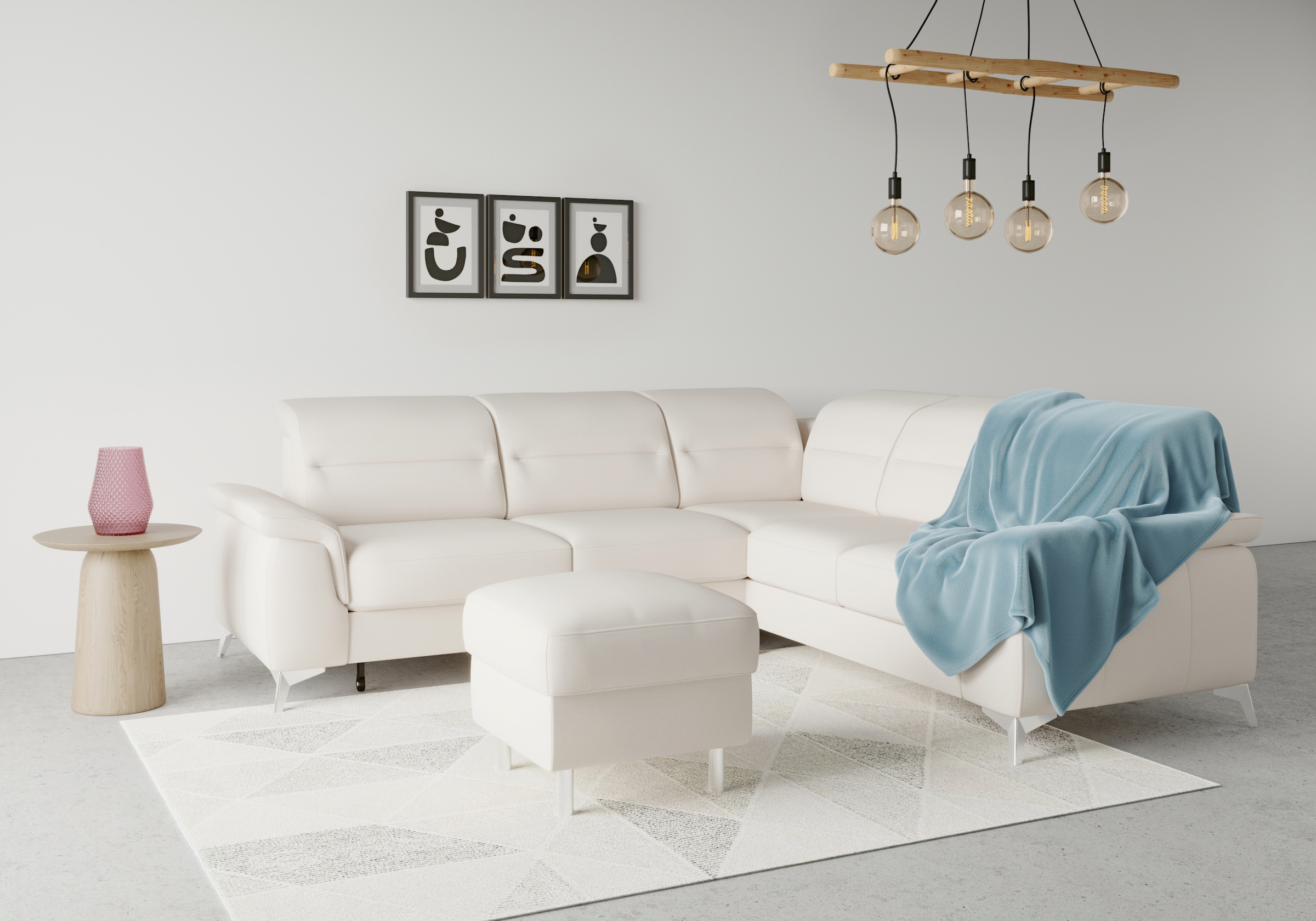 sit&more Ecksofa »Sinatra L-Form«, optional mit Kopfteilverstellung und Arm günstig online kaufen