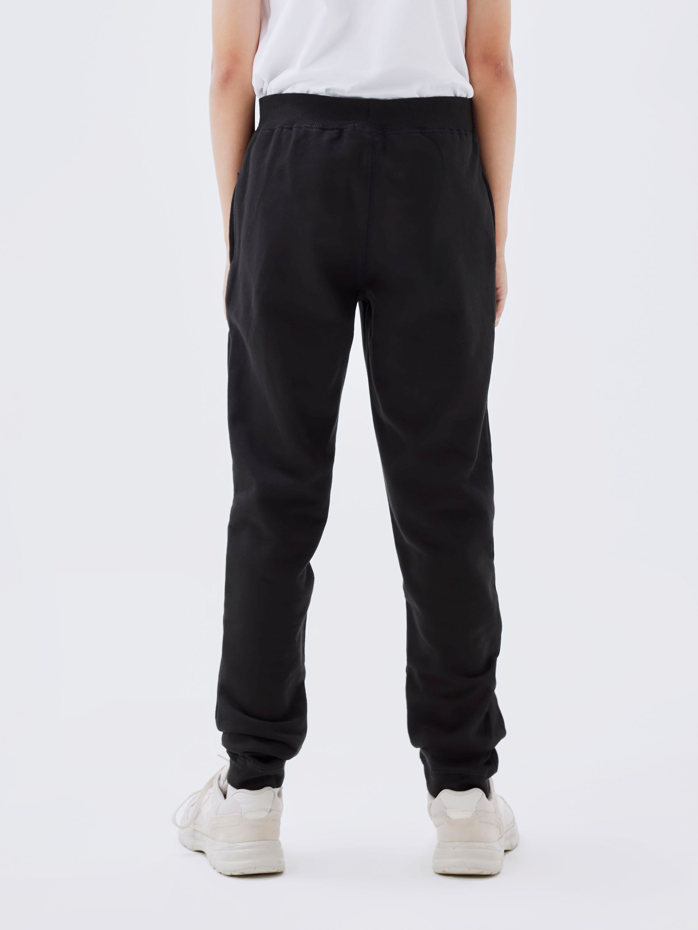 Name It Sweathose »NKMSWEAT – Jogger mit verstellbarem Bund und Rippbündchen«  unifarben, casual, regular fit, angeraute Sweatware