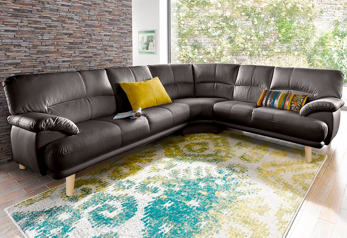 TRENDMANUFAKTUR Polsterecke »Cecilia, italienisches Designsprache, modern u günstig online kaufen