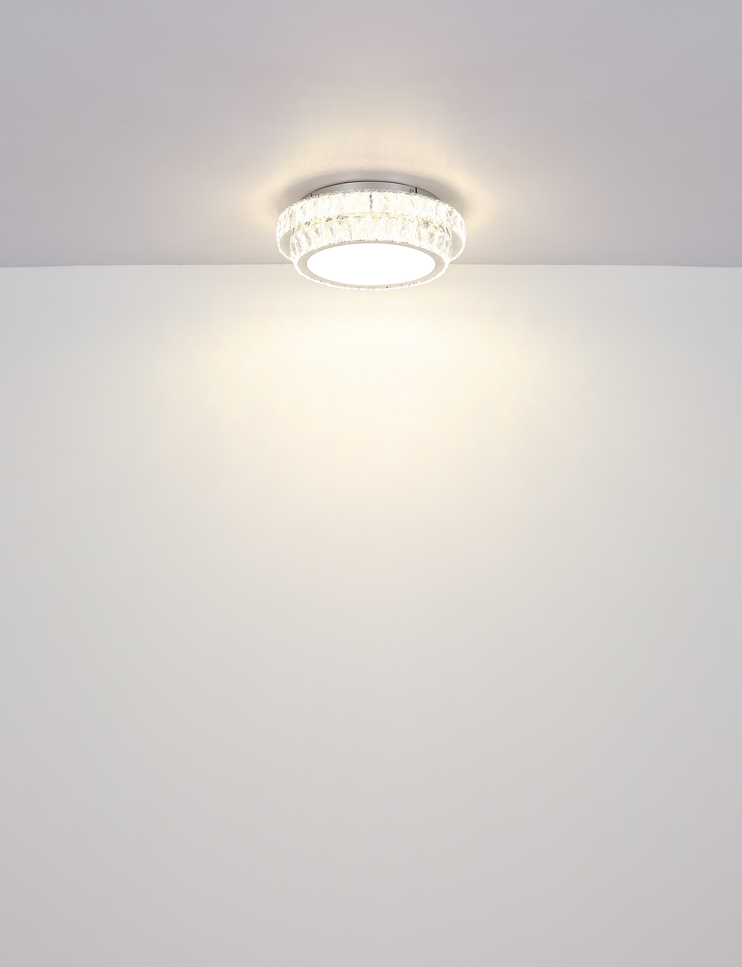 GLOBO LIGHTING LED Deckenleuchte »KLARA«, Leuchtmittel LED-Modul | LED fest integriert, Deckenlampe/Kristalle/Nachtlicht/Farben fixierbar/elegant