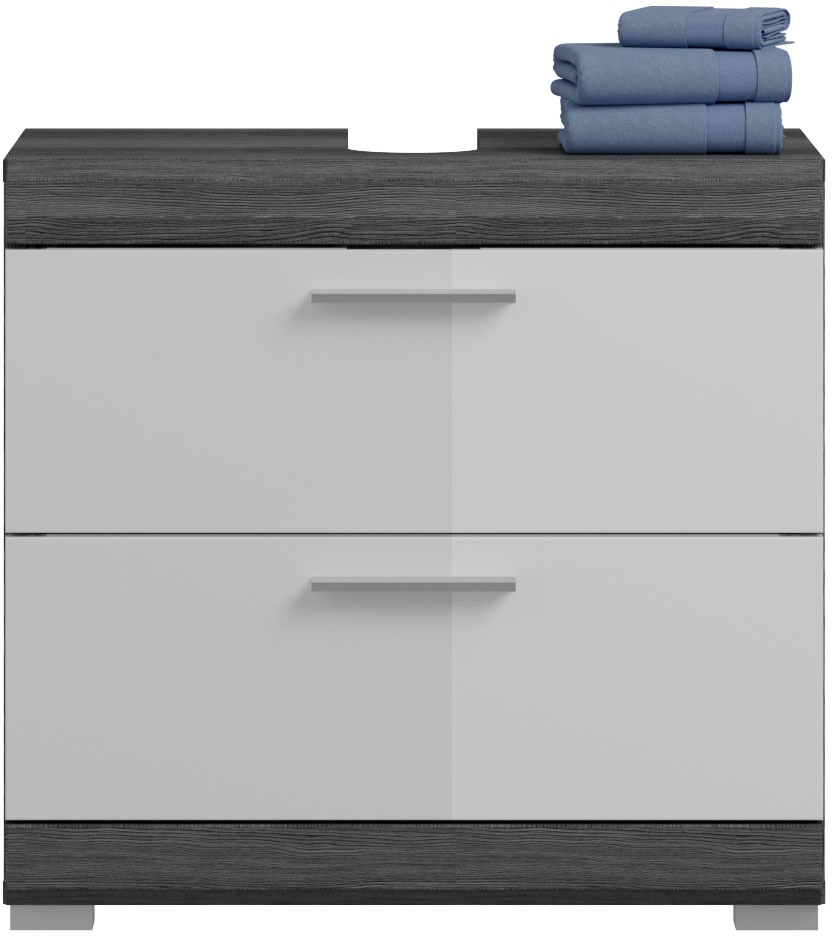 INOSIGN Waschbeckenunterschrank »Siena, Breite 60cm, 2 Tür, 2 Fächer, mit Siphonausschnitt, MDF-Front«, (1 St.), in verschiedenen Farben erhältlich, Badmöbel, Badschrank, Kommode, Bad