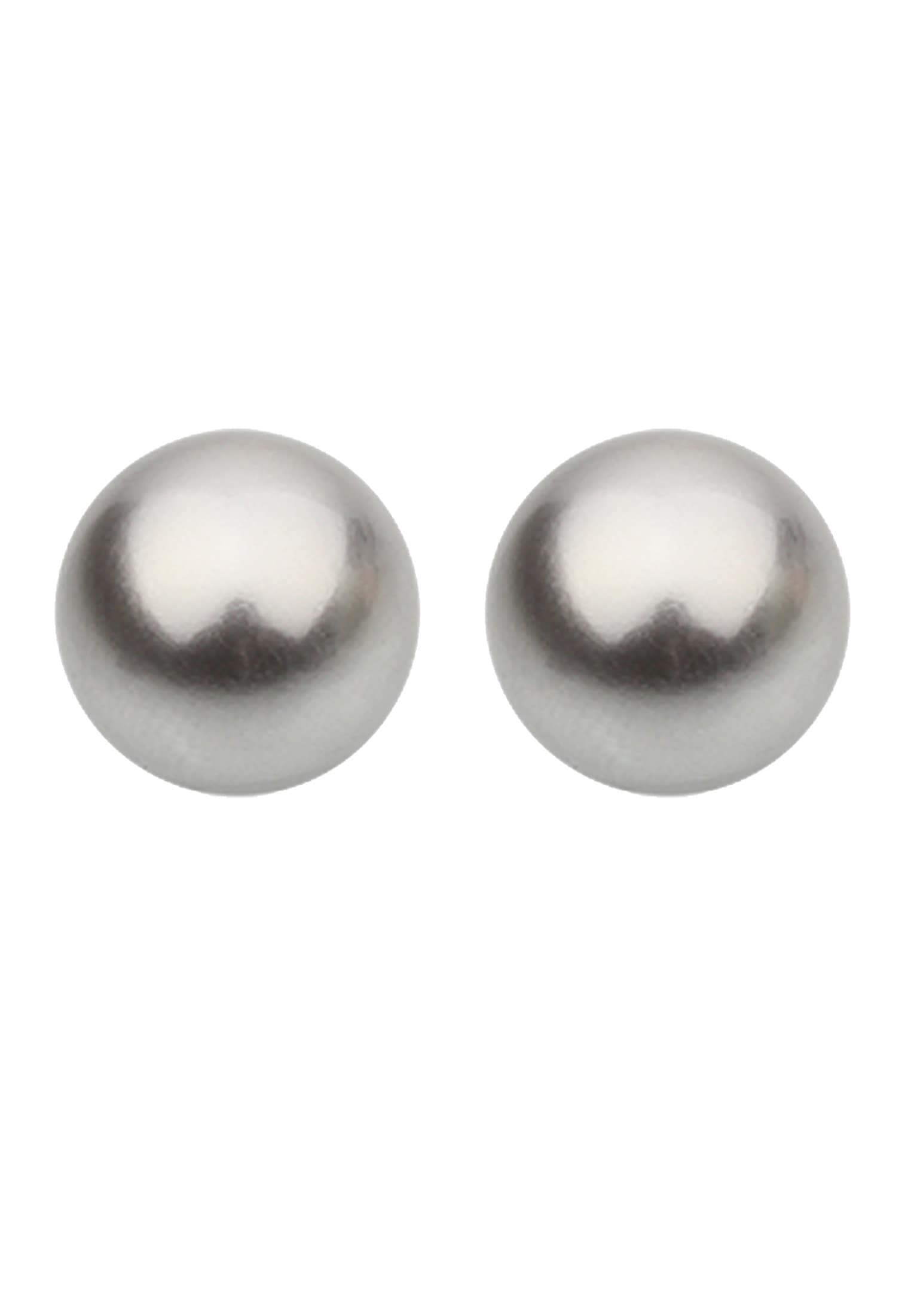 Nenalina Paar Ohrstecker »Basic Synthetische Perle 925 Silber«